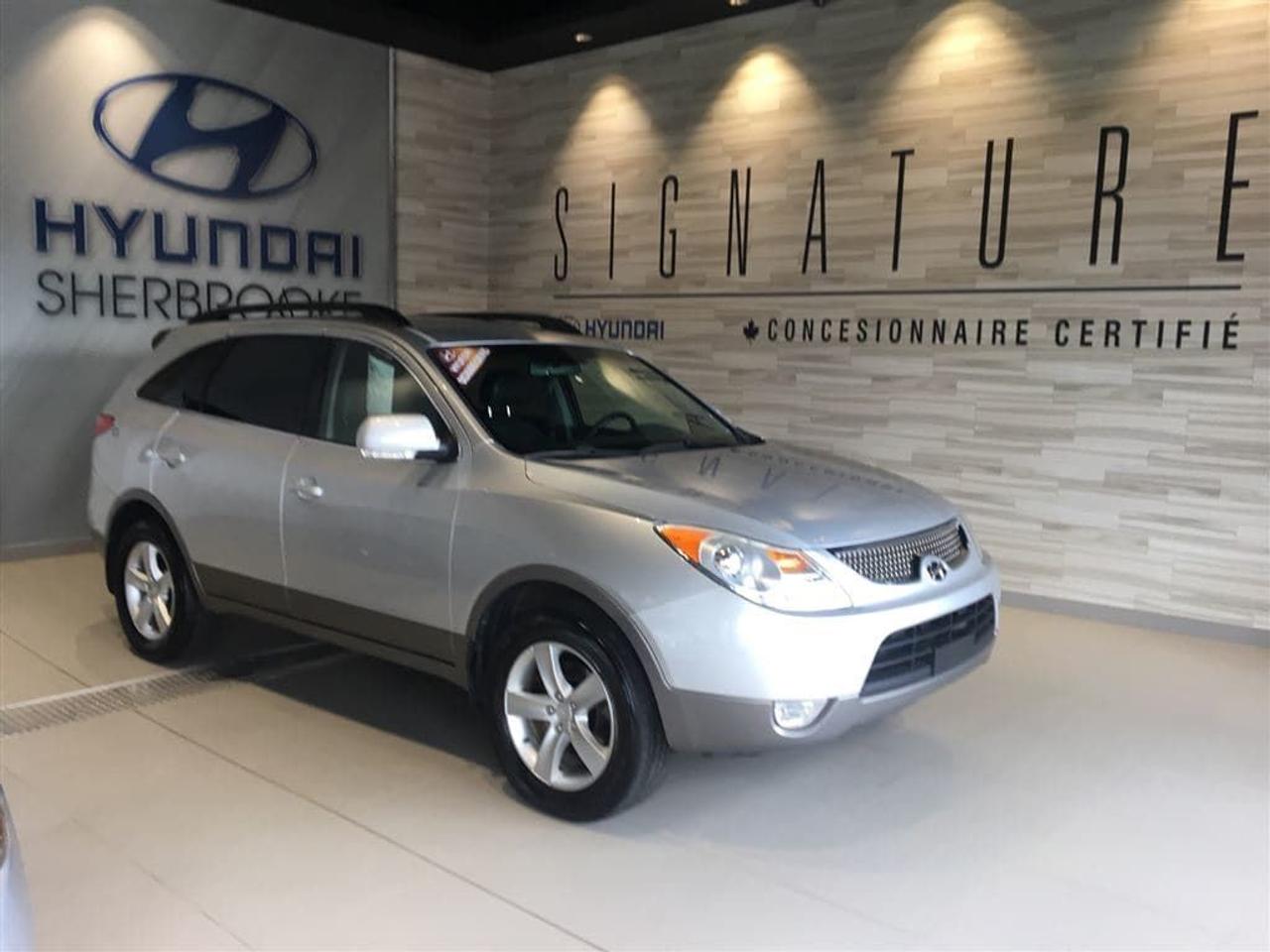 <a href=https://www.hyundaisherbrooke.com/occasion/Hyundai-Veracruz-2009.html>https://www.hyundaisherbrooke.com/occasion/Hyundai-Veracruz-2009.html</a>

VERACUZ GLS 2009 AWD MUNI DE JANTES 18 + TOIT OUVRANT ÉLECTRIQUE + VITRES TEINTÉES + CRUISE CONTROL + CUIR + SIÈGE CONDUCTEUR ÉLECTRIQUE + AIR CLIMATISÉ + BANCS CHAUFFANTS + CAPACITÉ REMORQUAGE 3500 LIVRES  NOUS REPRENONS TOUS LES VÉHICULES EN ÉCHANGE! SPÉCIALISTE EN 1ÈRE, 2ÈME ET 3ÈME CHANCE AU CRÉDIT! COMMUNIQUEZ AU 819-562-1700 POUR UN ESSAI ROUTIER OU POUR DES RENSEIGNEMENTS SUPPLÉMENTAIRES !!!