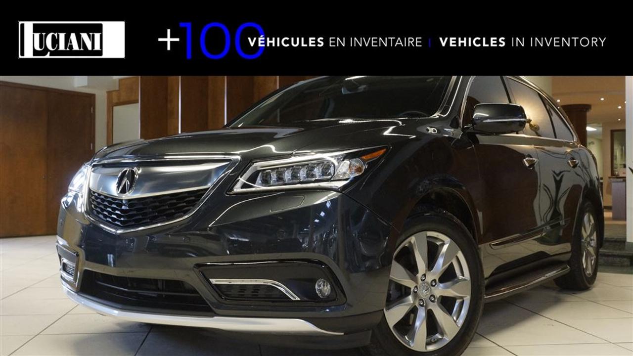 <a href=https://www.lucianiacura.com/occasion/Acura-MDX-2016.html>https://www.lucianiacura.com/occasion/Acura-MDX-2016.html</a>

Acura MDX 2016 Modèle Elite SH-AWD! Systeme de navigation, Siège en cuir , siège électrique chauffant et refroidissant , bluetooth, caméra de recul, Systeme DVD, Disque dur audio et plus!! 2016 Acura MDX Elite SH-AWD! Navigation system, Leather, Electric/heated and cooling seats, Blutooth, Back-up camera, DVD System, Audio hard drive and more!!         ***$408 au 2 semaines*** ***$408 bi-weekly***     ***Incluant garantie prolonge 7ans 130000km dans le paiement au deux semaines*** *** Including extended warranty 7yrs/130000km in the bi-weekly payment ***        Renseignez-vous sur nos programmes de véhicules doccasion certifié Acura ! Obtenez la tranquillité desprit sur nos modèles sélectionnés. Garantie 7ans/130,000KM incluant une assistance routière , une inspection complète en 125 points , un historique de maintenance complet et beaucoup plus ! En affaire depuis plus de 45 ans , le groupe Luciani dépasse les attentes de ses clients en offrant une expérience dachat agréable et un inventaire de véhicule doccasion DE QUALITÉ avec plus de 100 véhicules À LINTÉRIEUR de toutes marques!! ACURA , INFINITI , BMW , MERCEDES , AUDI , LEXUS , LAND ROVER nous avons ce quil vous faut au meilleur prix ! FINANCEMENT 1ere , 2eme et 3eme chance SUR PLACE au meilleur taux. Venez rencontrer notre équipe de vente dévouée qui vous servirons avec transparence ! Nous avons lexpérience et le personnel pour prendre grand soin de vous durant votre visite.             ******Please inquire about our Acura certified programs for per-owned cars! Obtain peace of mind with our selected certified pre-owned models.7 year waranty or 130,000 km including road side assistance, a complete 125 points Certified inspection ,complete maintenance history and much more! In business for more than 45 years, the Luciani Group exceeds the expectations of their clients by giving them an outstanding sales experience with quality pre-owned inventory such as ACURA, INFINITI, BMW, MERCEDES, AUDI, LEXUS and LAND ROVER. We have what you need at the very best price. On the spot 1st, 2nd and 3rd financing at the best rates. Our experienced crew is devoted to complete transparency and will take care of you during your visit.    Buy with confidence from a Family owned and operated business for over 50 years!        Acheter en toute confiance chez une entreprise familiale depuis plus de 50 ans !    Buy with confidence from a Family owned and operated business for over 50 years!        Acheter en toute confiance chez une entreprise familiale depuis plus de 50 ans !  Buy with confidence from a Family owned and operated business for over 50 years!    Acheter en toute confiance chez une entreprise familiale depuis plus de 50 ans !