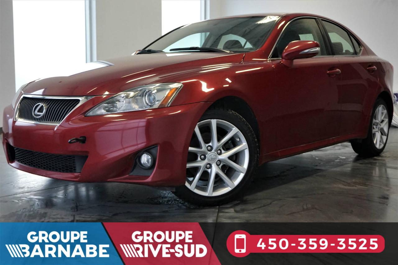 <a href=https://www.stjeanchrysler.com/occasion/Lexus-IS_250-2012.html>https://www.stjeanchrysler.com/occasion/Lexus-IS_250-2012.html</a>

SUPERBE LEXUS IS250 2012 AWD EN CUIR, VRAIMENT TRÈS BIEN ÉQUIPÉ !! EN SUPERBE CONDITION, BAS KILOMÉTRAGE, TOUJOURS ENTRETENU AU CONCESSIONNAIRE !! À VOIR ABSOLUMENT !!

514-742-6656 (FRÉDÉRICK) PAR TEXTO OU APPEL POUR PLUS DINFOS !!

180 RUE MOREAU, ST-JEAN-SUR-RICHELIEU !!