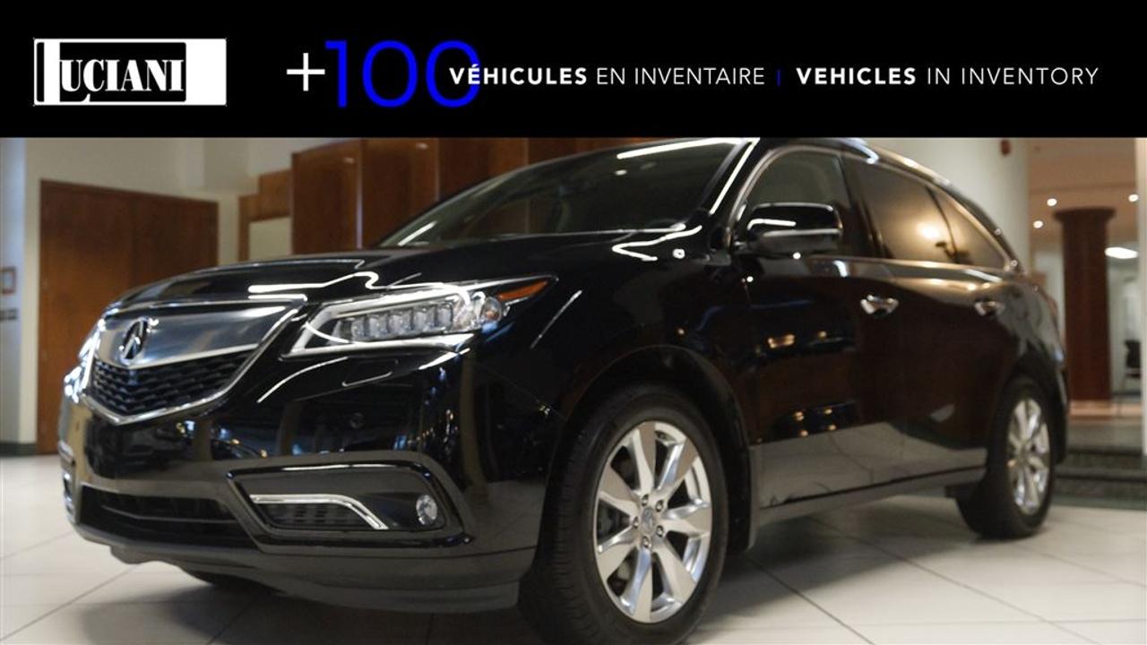 <a href=https://www.lucianiacura.com/occasion/Acura-MDX-2016.html>https://www.lucianiacura.com/occasion/Acura-MDX-2016.html</a>

Acura MDX 2016 Modèle Elite SH-AWD! Systeme de navigation, Siège en cuir , siège électrique chauffant et refroidissant , bluetooth, caméra de recul, Systeme DVD, Disque dur audio et plus!! 2016 Acura MDX Elite SH-AWD! Navigation system, Leather, Electric/heated and cooling seats, Blutooth, Back-up camera, DVD System, Audio hard drive and more!!         ***$429 au 2 semaines*** ***$429 bi-weekly***     ***Incluant garantie prolonge 7ans 130000km*** *** Including extended warranty 7yrs/130000km***      Renseignez-vous sur nos programmes de véhicules doccasion certifié Acura ! Obtenez la tranquillité desprit sur nos modèles sélectionnés. Garantie 7ans/130,000KM incluant une assistance routière , une inspection complète en 125 points , un historique de maintenance complet et beaucoup plus ! En affaire depuis plus de 45 ans , le groupe Luciani dépasse les attentes de ses clients en offrant une expérience dachat agréable et un inventaire de véhicule doccasion DE QUALITÉ avec plus de 100 véhicules À LINTÉRIEUR de toutes marques!! ACURA , INFINITI , BMW , MERCEDES , AUDI , LEXUS , LAND ROVER nous avons ce quil vous faut au meilleur prix ! FINANCEMENT 1ere , 2eme et 3eme chance SUR PLACE au meilleur taux. Venez rencontrer notre équipe de vente dévouée qui vous servirons avec transparence ! Nous avons lexpérience et le personnel pour prendre grand soin de vous durant votre visite.       ******Please inquire about our Acura certified programs for per-owned cars! Obtain peace of mind with our selected certified pre-owned models.7 year waranty or 130,000 km including road side assistance, a complete 125 points Certified inspection ,complete maintenance history and much more! In business for more than 45 years, the Luciani Group exceeds the expectations of their clients by giving them an outstanding sales experience with quality pre-owned inventory such as ACURA, INFINITI, BMW, MERCEDES, AUDI, LEXUS and LAND ROVER. We have what you need at the very best price. On the spot 1st, 2nd and 3rd financing at the best rates. Our experienced crew is devoted to complete transparency and will take care of you during your visit.  Buy with confidence from a Family owned and operated business for over 50 years!    Acheter en toute confiance chez une entreprise familiale depuis plus de 50 ans !