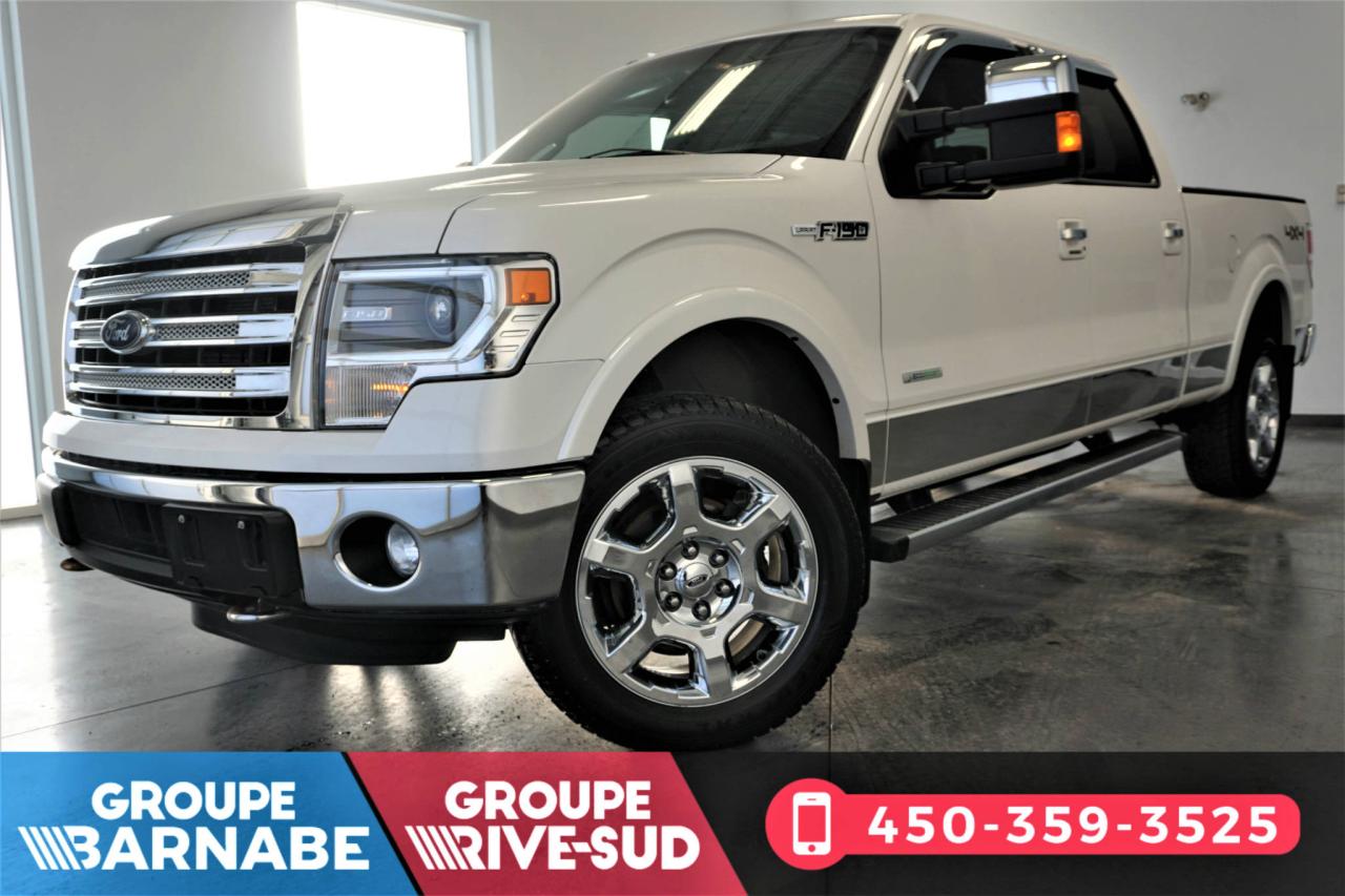 Used 2014 Ford F-150 LARIAT - 4X4 - CREW CAB - ECOBOOST + TOI for sale in St-Jean-Sur-Richelieu, QC