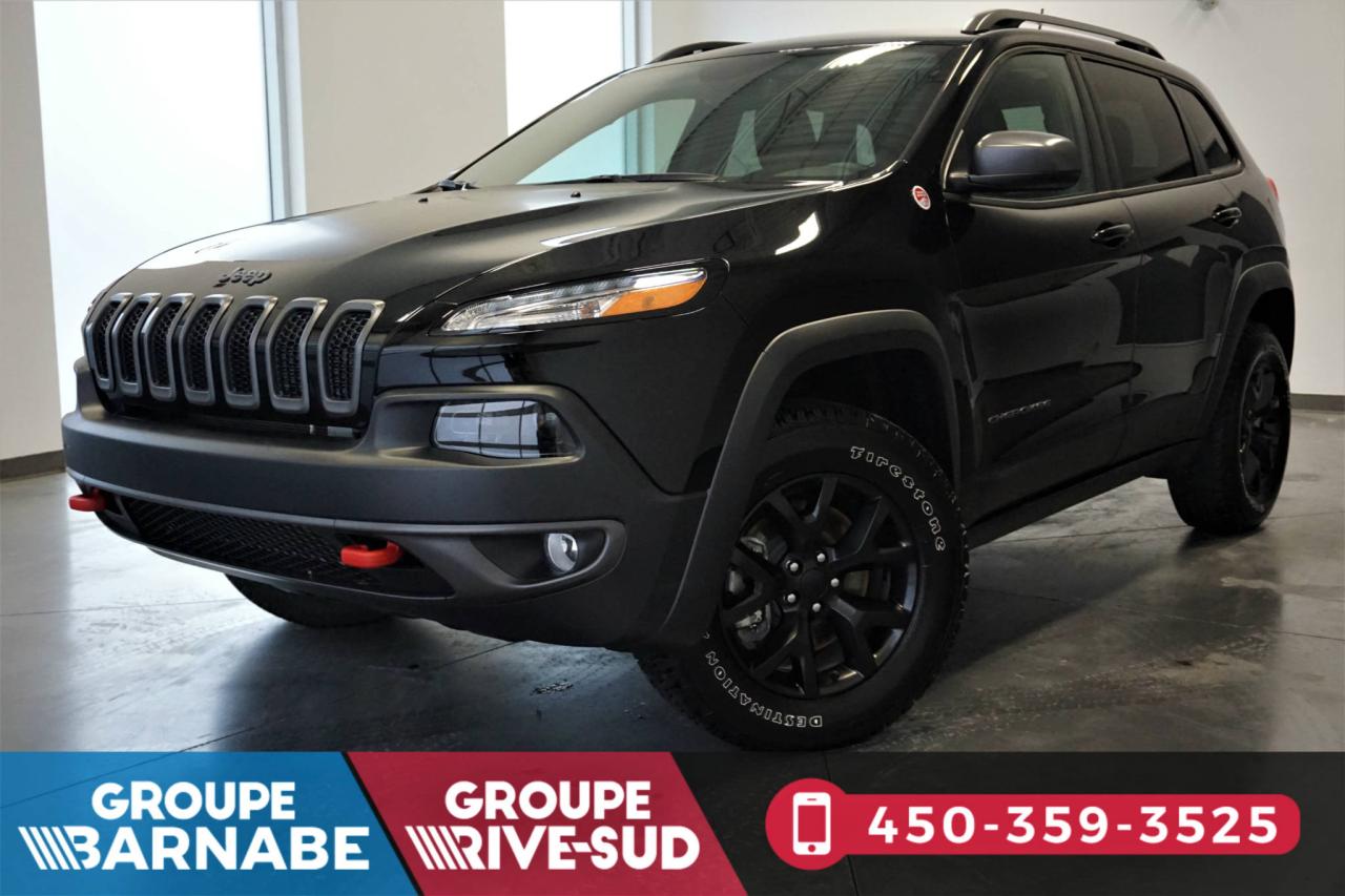 Used 2017 Jeep Cherokee TRAILHAWK V6 4X4 4500LBS REMORQUAGE for sale in St-Jean-Sur-Richelieu, QC
