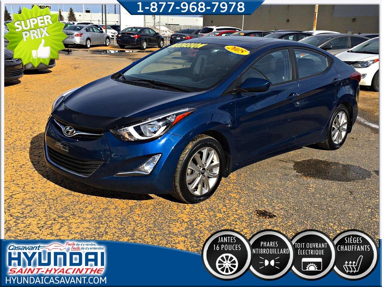 Used 2015 Hyundai Elantra SE for sale in St-Hyacinthe, QC