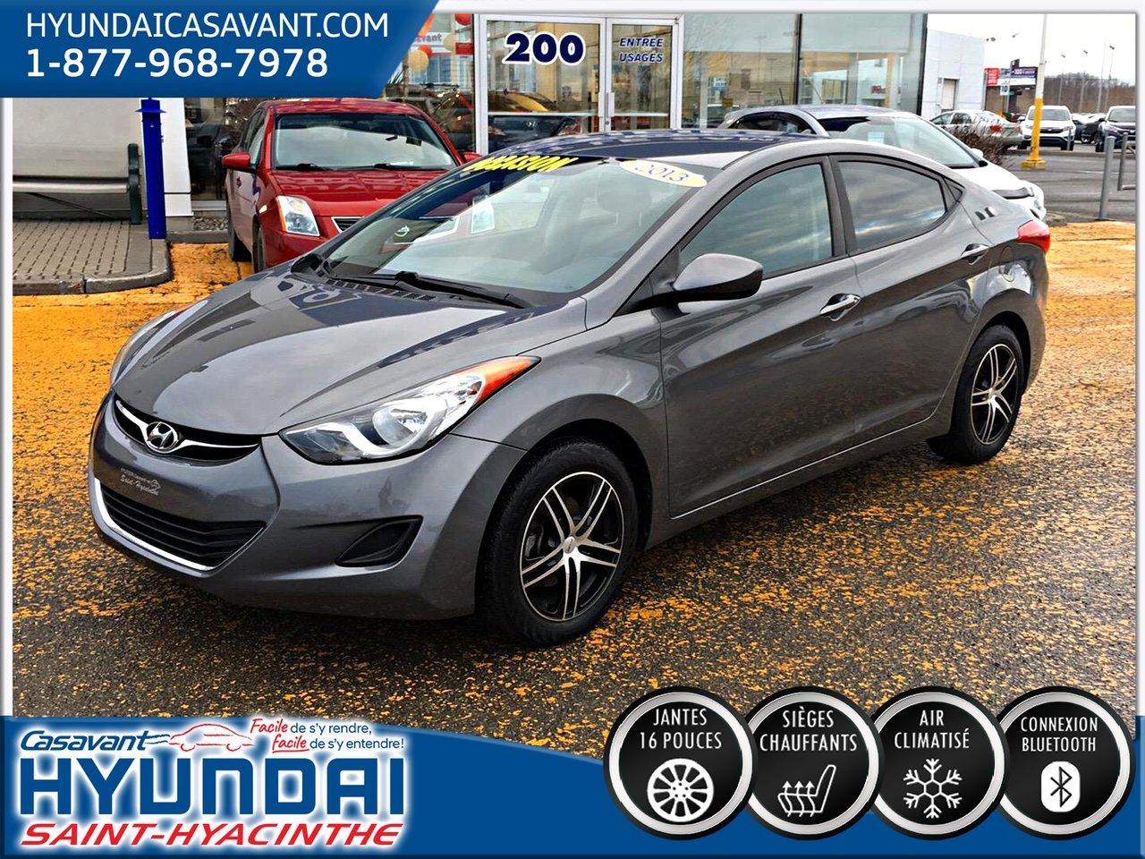 Used 2013 Hyundai Elantra GL for sale in St-Hyacinthe, QC