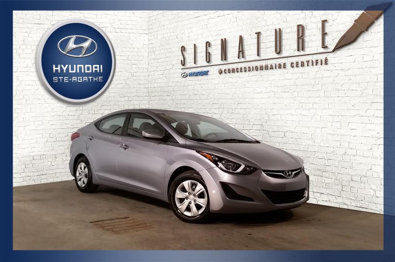Used 2016 Hyundai Elantra L+a/c for sale in Ste-Agathe-des-Monts, QC
