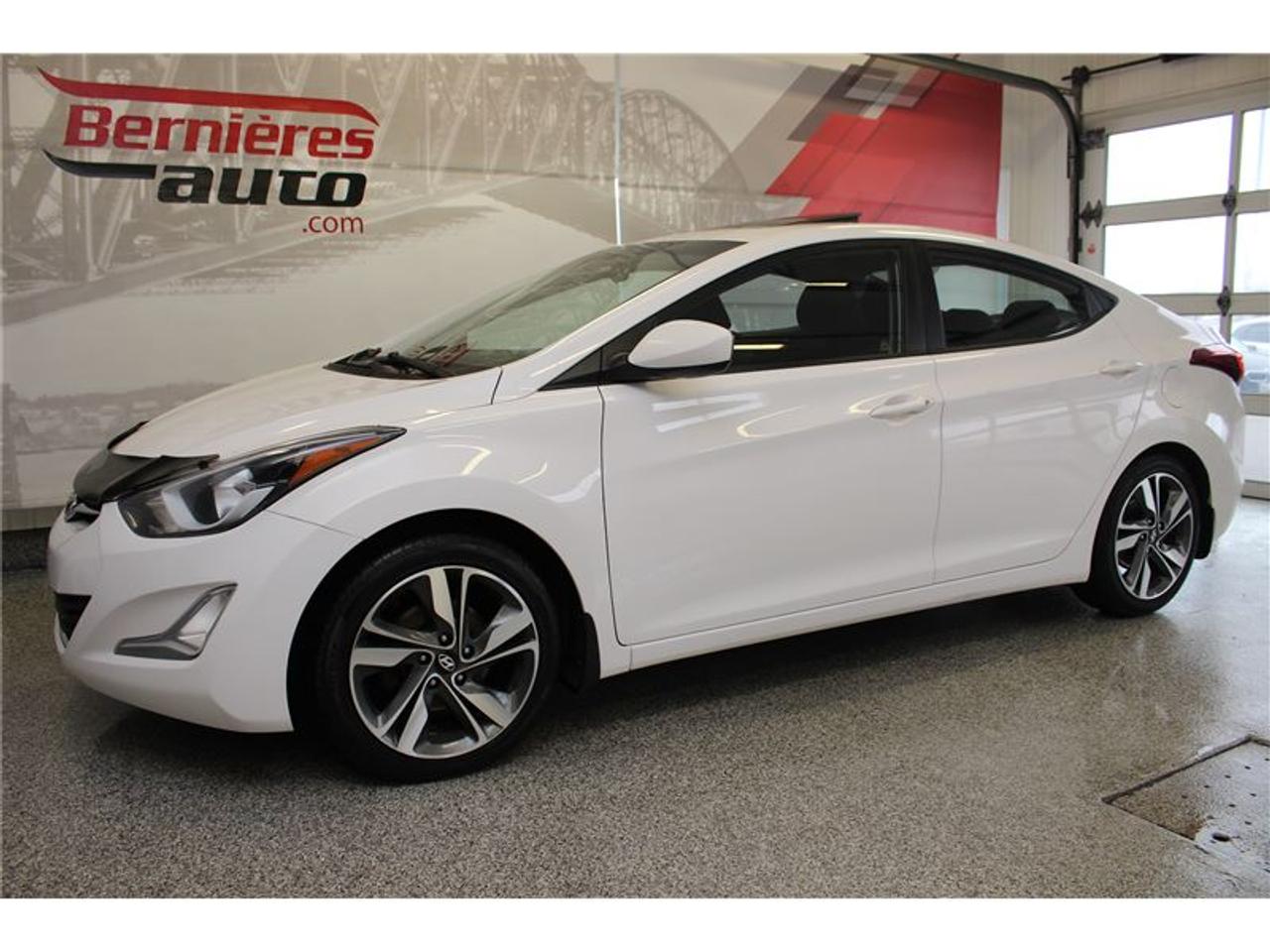 <a href=https://www.autoaubaine.com/Hyundai-Elantra-c7026211.html>https://www.autoaubaine.com/Hyundai-Elantra-c7026211.html</a>

Elantra automatique GLS tout équipé avec Toit ouvrant+Caméra de recul+Siège chauffants avant et arrière, excellente condition, à voir et essayer!  ***********************************  GARANTIE HYUNDAI JUSQUAU 23 DÉCEMBRE 2019 OU 100000KM  ***********************************  Chez Bernières auto tous nos véhicules sont vendus inspectés, certifiés et possèdent un rapport carproof. Un inventaire de qualité et une clientèle fidèle font de nous un leader dans le domaine de lautomobile doccasion dans la grande région de Lévis et Québec, depuis maintenant plus de 25 ans. Financement 1e et 2e chance au crédit disponible directement sur place ainsi que plusieurs autres services. Si vous avez des questions, des interrogations ou que vous aimeriez planifier un essai routier nhésitez pas à communiquer avec lun de nos conseiller, il se fera un plaisir de vous répondre. Pour mieux connaitre tous les avantages visitez bernieresauto.com ou par message texte 418 933-5075 et nhésitez pas à demander un vidéo du véhicule à votre conseiller!