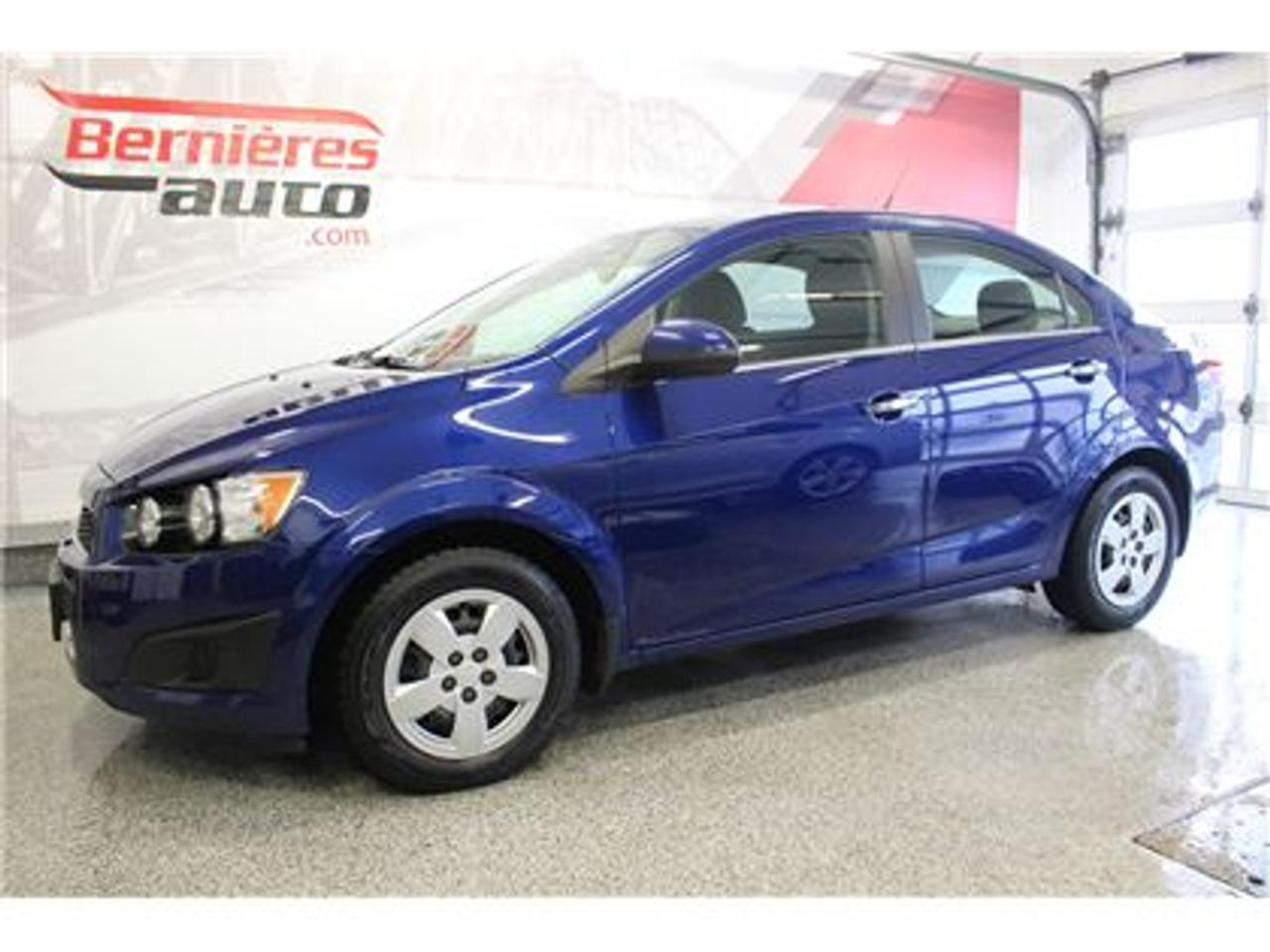 <a href=https://www.autoaubaine.com/Chevrolet-Sonic-c7000896.html>https://www.autoaubaine.com/Chevrolet-Sonic-c7000896.html</a>

Sonic tout équipé avec air climatisée Fiable et économique à voir et essayer!  ***********************************  GARANTIE CHEVROLET JUSQUAU 20 NOVEMBRE 2018 OU 160000KM  ***********************************  Chez Bernières auto tous nos véhicules sont vendus inspectés, certifiés et possèdent un rapport carproof. Un inventaire de qualité et une clientèle fidèle font de nous un leader dans le domaine de lautomobile doccasion dans la grande région de Lévis et Québec, depuis maintenant plus de 25 ans. Financement 1e et 2e chance au crédit disponible directement sur place ainsi que plusieurs autres services. Si vous avez des questions, des interrogations ou que vous aimeriez planifier un essai routier nhésitez pas à communiquer avec lun de nos conseiller, il se fera un plaisir de vous répondre. Pour mieux connaitre tous les avantages visitez bernieresauto.com ou par message texte 418 933-5075 et nhésitez pas à demander un vidéo du véhicule à votre conseiller!