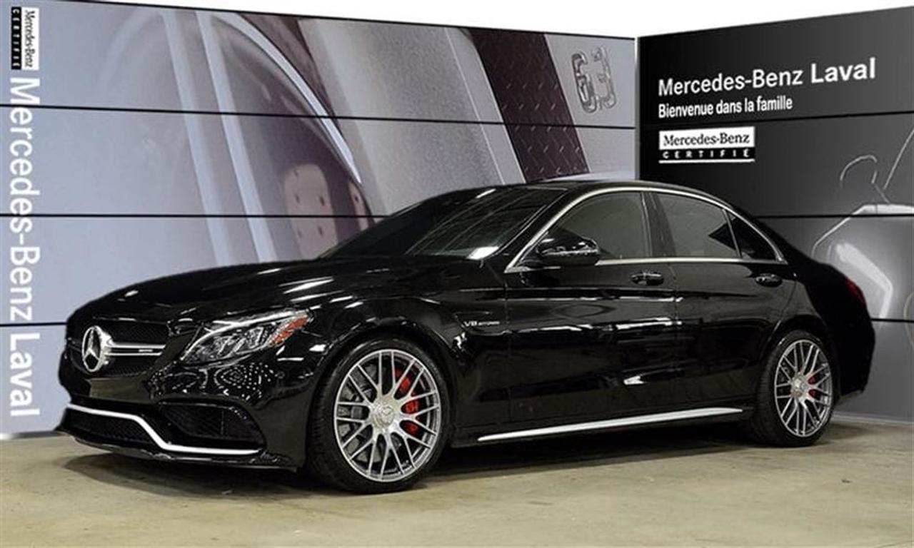 <a href=https://www.mercedes-benzlaval.com/occasion/MercedesBenz-C63_AMG-2016.html>https://www.mercedes-benzlaval.com/occasion/MercedesBenz-C63_AMG-2016.html</a>

CERTIFIE! MSRP: $96.400 S-MODEL2016 C63 S AMG, CUIR NAPPA AMG, HEADS-UP DISPLAY, NAVIGATION, TOIT PANORAMIQUE, SYSTEME PARKTRONIC, JANTES AMG 19 POUCES, TRIM FIBRE DE CARBONE AMG.Cette 2016 C63 AMG S vous offre toutes ces options en plus des équipements de mise de Mercedes-Benz! Cette voiture Certifiée vous est offerte à partir de 0.9% dintérêt et une protection étoile de 2 ans/120,000km doit être vu en personne! Venez chez Mercedes-Benz de Laval dès aujourdhui pour un essai routier!