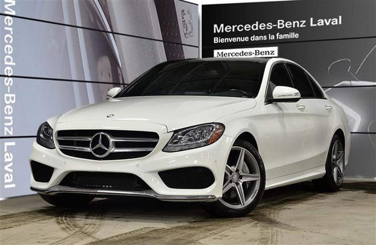 <a href=https://www.mercedes-benzlaval.com/occasion/MercedesBenz-C300-2015.html>https://www.mercedes-benzlaval.com/occasion/MercedesBenz-C300-2015.html</a>

CERTIFIE! C300 4MATIC, NAVIGATION, CAMERA DE RECUL, TOIT PANORAMIQUE, SYSTEME PARKTRONIC, KEYLESS GO, ENSEMBLE DE STYLE AMG, JANTES AMG 18 POUCES, ENSEMBLE EXTERIEURE AMG, SUSPENSION SPORT.Cette 2015 C300 4MATIC vous offre toutes ces options en plus des équipements de mise de Mercedes-Benz! Cette voiture Certifiée vous est offerte à partir de 0.9% dintérêt et une protection étoile de 2 ans/120,000km doit être vu en personne! Venez chez Mercedes-Benz de Laval dès aujourdhui pour un essai routier!