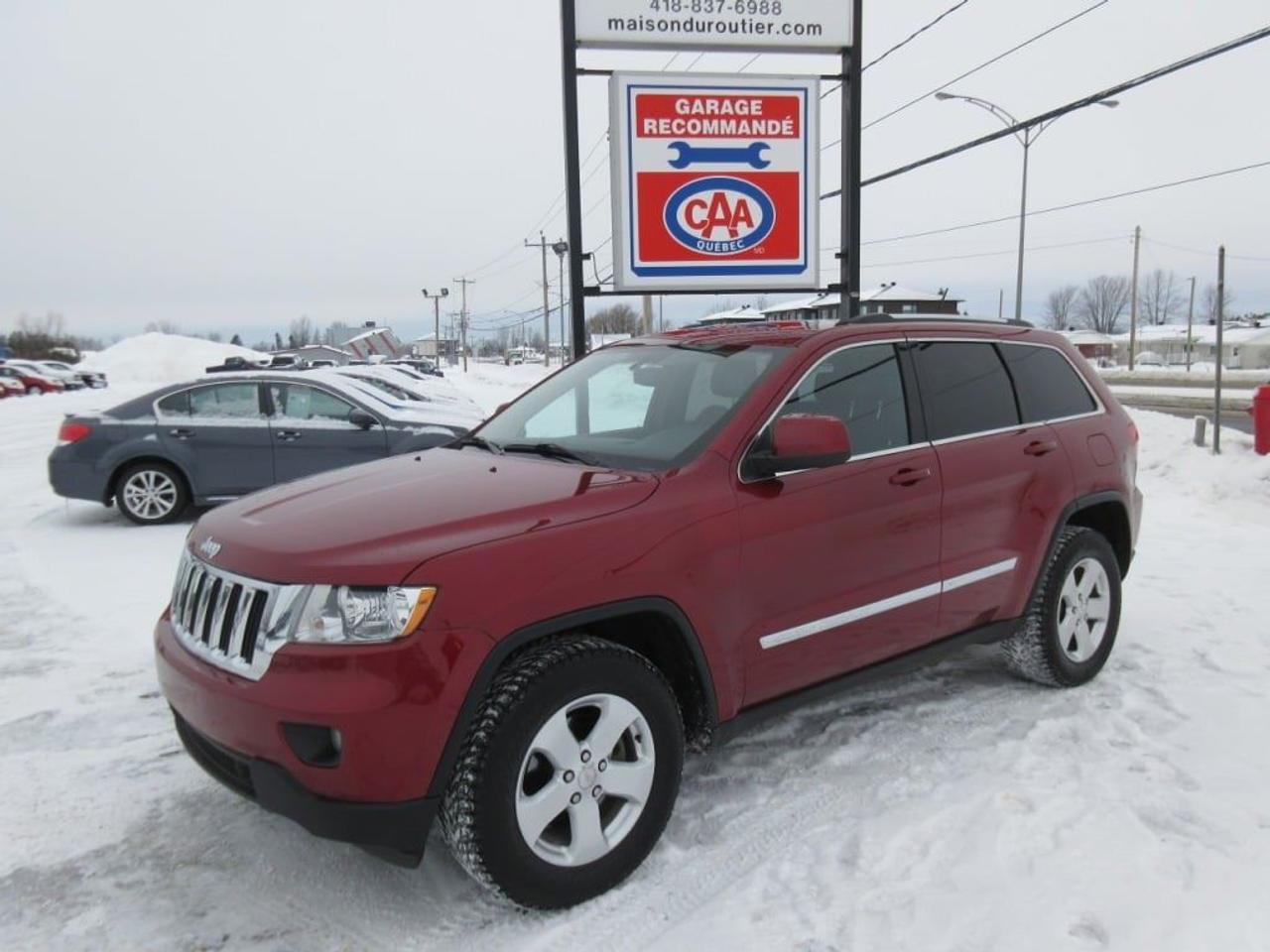 <a href=https://www.maisonduroutier.com/occasion/Jeep-Grand_Cherokee-2012.html>https://www.maisonduroutier.com/occasion/Jeep-Grand_Cherokee-2012.html</a>

Venez vivre une experience dachat sans pression !  Modele X , cuir, toit ouvrant panoramique, sieges chuffants, mags, demarreur, groupe electrique, etc..... Jamais accidenté avec rapport Carproof en main . Inspection mecanique complete fait ici meme avant livraison et financement disponible sur place 1e,2e et 3e chance au credit.    Pour infos ou rendez-vous, 1-888-635-0656 ou par texto en tout temps a Sébastien Vermette 418-882-7139 ou Jonathan Grondin 418-569-9565.Membre A.M.V.O.Q. et recommandé Caa-Québec , nous sommes en affaires depuis 40 ans a vous offrir un service irreprochable, toujours au meilleur prix !   Suivez nous sur Facebook pour voir nos nouveautés.