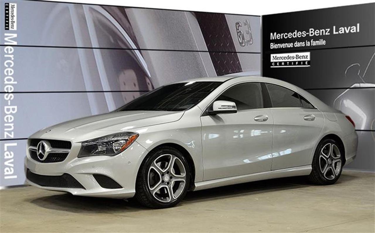 <a href=https://www.mercedes-benzlaval.com/occasion/MercedesBenz-CLA250-2015.html>https://www.mercedes-benzlaval.com/occasion/MercedesBenz-CLA250-2015.html</a>

CERTIFIE!CLA250 4MATIC, PEINTURE METALLISEE, NAVIGATION ET COMMANDE VOCALE, SYSTEME PARKTRONIC AVEC STATIONNEMENT GUIDE, SURVEILLANCE DANGLE MORT.Cette 2015 CLA250 4MATIC vous offre toutes ces options en plus des équipements de mise de Mercedes-Benz! Cette voiture Certifiée vous est offerte à partir de 0.9% dintérêt et une protection étoile de 2 ans/120,000km doit être vu en personne! Venez chez Mercedes-Benz de Laval dès aujourdhui pour un essai routier!