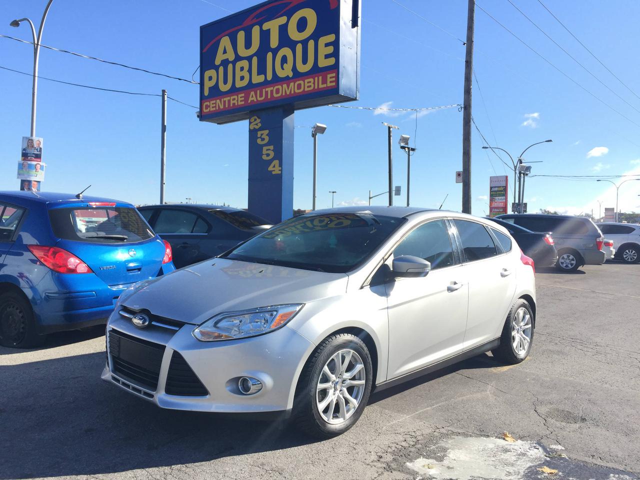 <a href=https://www.autopublique.ca/occasion/Ford-Focus-2013.html>https://www.autopublique.ca/occasion/Ford-Focus-2013.html</a>

Ford Focus SE 2013, automatique, 91,000km, groupe électrique, air climatisé, bluetooth, cruise control, contrôles au volant - tout équipé!

Nos emplacements situés à Laval et à Mirabel vous offrent tous les soins requis pour votre nouveau véhicule sous un même toit : Mécanique à taux réduit si vous achetez un véhicule chez nous, des rabais sur lesthétique ainsi la teinte de vitres, débosselage sans peinture, carrosserie, remplacement de pare-brise et bien plus.

Tous nos véhicules ont un rapport dinspection détaillé, sont soigneusement préparés.

Nous vous offrons le financement 1ère, 2ème et 3ème chance au crédit ainsi que la politique du meilleur prix garanti !

Osez comparer. Avant dacheter venez rencontrer notre personnel dynamique dans un environnement sans pression. Notre mission est de vous trouver le véhicule de votre choix, selon vos critères ! Si nous ne lavons pas, nous pouvons vous le trouver ! Frais de préparation en sus.

Se habla Español !