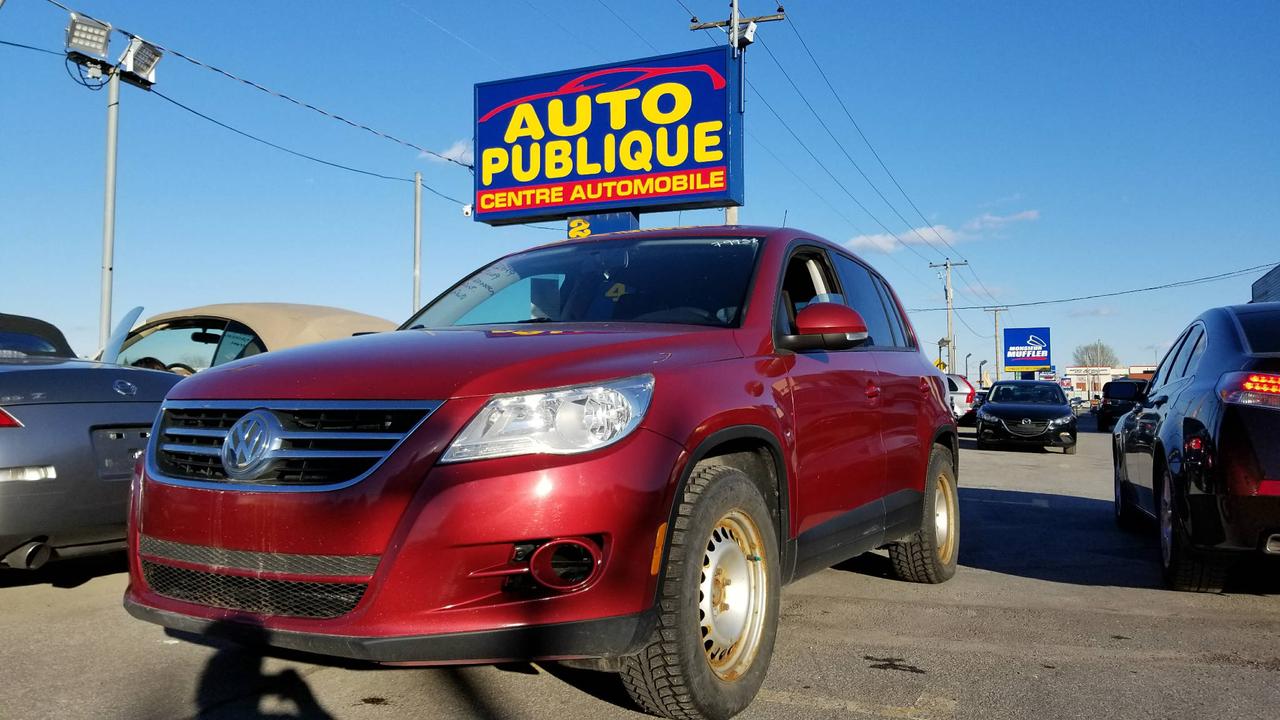 <a href=https://www.autopublique.ca/occasion/Volkswagen-Tiguan-2009.html>https://www.autopublique.ca/occasion/Volkswagen-Tiguan-2009.html</a>

Volkswagen Tiguan, 2.0T, 4Motion, traction integrale, automatique, groupe électrique, tout équipé!

Auto Publique, en affaires depuis plus de 30 ans vous invite à venir voir notre grande sélection de véhicules certifies avec le rapport carproof!

Notre site situé à Laval vous offre tous les soins requis pour votre nouveau véhicule sous un même toit : Mécanique  à taux réduit si vous achetez un véhicule chez nous, des rabais sur lesthétique ainsi la teinte de vitres, débosselage sans peinture, carrosserie, remplacement de pare-brise et bien plus.

Tous nos véhicules ont un rapport dinspection détaillé, sont soigneusement préparés.

Nous vous offrons le financement 1ère, 2ème et 3ème chance au crédit ainsi que la politique du meilleur prix garanti !

Osez comparer. Avant dacheter venez rencontrer notre personnel dynamique dans un environnement sans pression. Notre mission est de vous trouver le véhicule de votre choix, selon vos critères ! Si nous ne lavons pas, nous pouvons vous le trouver ! Frais de préparation en sus.

Se habla Español !