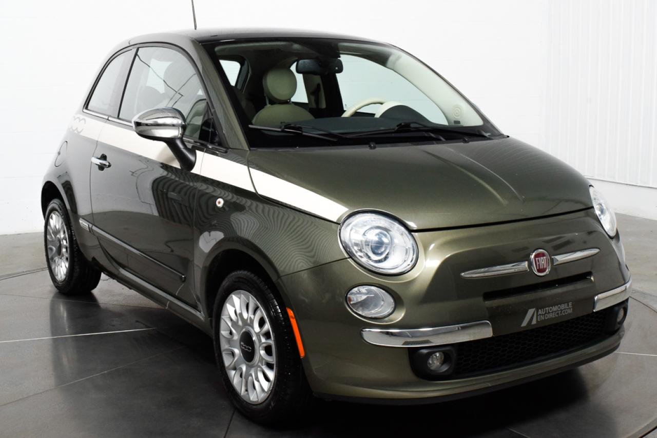 Used 2012 Fiat 500 Lounge Cuir Toit for sale in Île-Perrot, QC