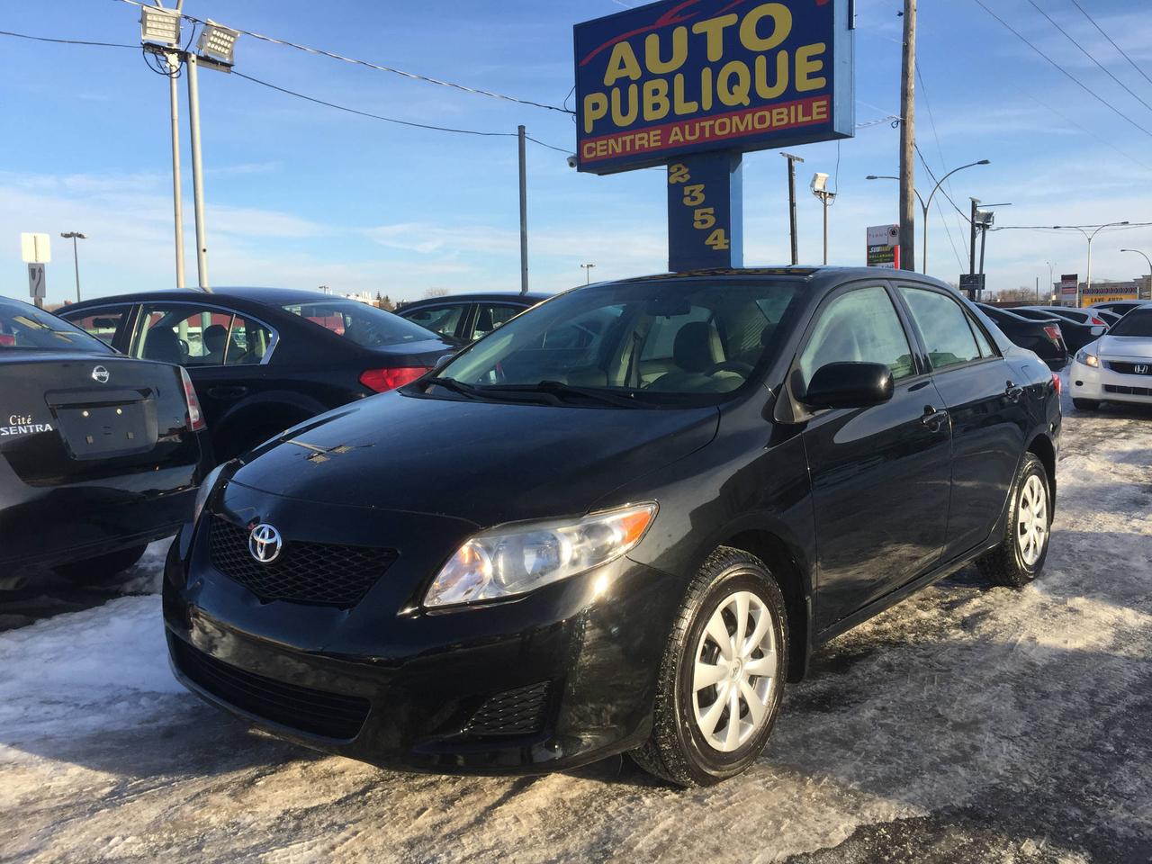 <a href=https://www.autopublique.ca/occasion/Toyota-Corolla-2010.html>https://www.autopublique.ca/occasion/Toyota-Corolla-2010.html</a>

TOYOTA COROLLA 2010 CE AUTOMATIQUE AIR CLIMATISE JAMAIS ACCIDENTE

Nos sites situés à Laval et Mirabel vous offrent tous les soins requis pour votre nouveau véhicule sous un même toit : Mécanique  à taux réduit si vous achetez un véhicule chez nous, des rabais sur lesthétique ainsi la teinte de vitres, débosselage sans peinture, carrosserie, remplacement de pare-brise et bien plus.

Tous nos véhicules ont un rapport dinspection détaillé, sont soigneusement préparés.

Nous vous offrons le financement 1ère, 2ème et 3ème chance au crédit ainsi que la politique du meilleur prix garanti !
Approbation rapide par notre site web autopublique.ca ou par telephone. 1ere, 2e, 3e chance au credit. Aucun cas refusé. Dépot peut être requis dans certains cas.
Osez comparer. Avant dacheter venez rencontrer notre personnel dynamique dans un environnement sans pression. Notre mission est de vous trouver le véhicule de votre choix, selon vos critères ! Si nous ne lavons pas, nous pouvons vous le trouver ! Frais de préparation en sus
Les deux commerces étant situé sur Cure Labelle, notre accessibilité est facile et rapide.Par lautoroute 440, autoroute 640, autoroute 15 et autoroute 13. Tous les chemins mènent a Auto Publique. Avec vous, sur la route de la vie !

Nous vendons et achetons toutes les marques de vehicules, dont Audi, BMW, Chevrolet, Chrysler, Ford, GM, GMC, Hyundai, Kia, Honda, Fiat, Smart, Mercedes, Mercedes Benz, Toyota, Range Rover, Land Rover, Volvo, Volkswagen, et encore plus.

Se habla Español !