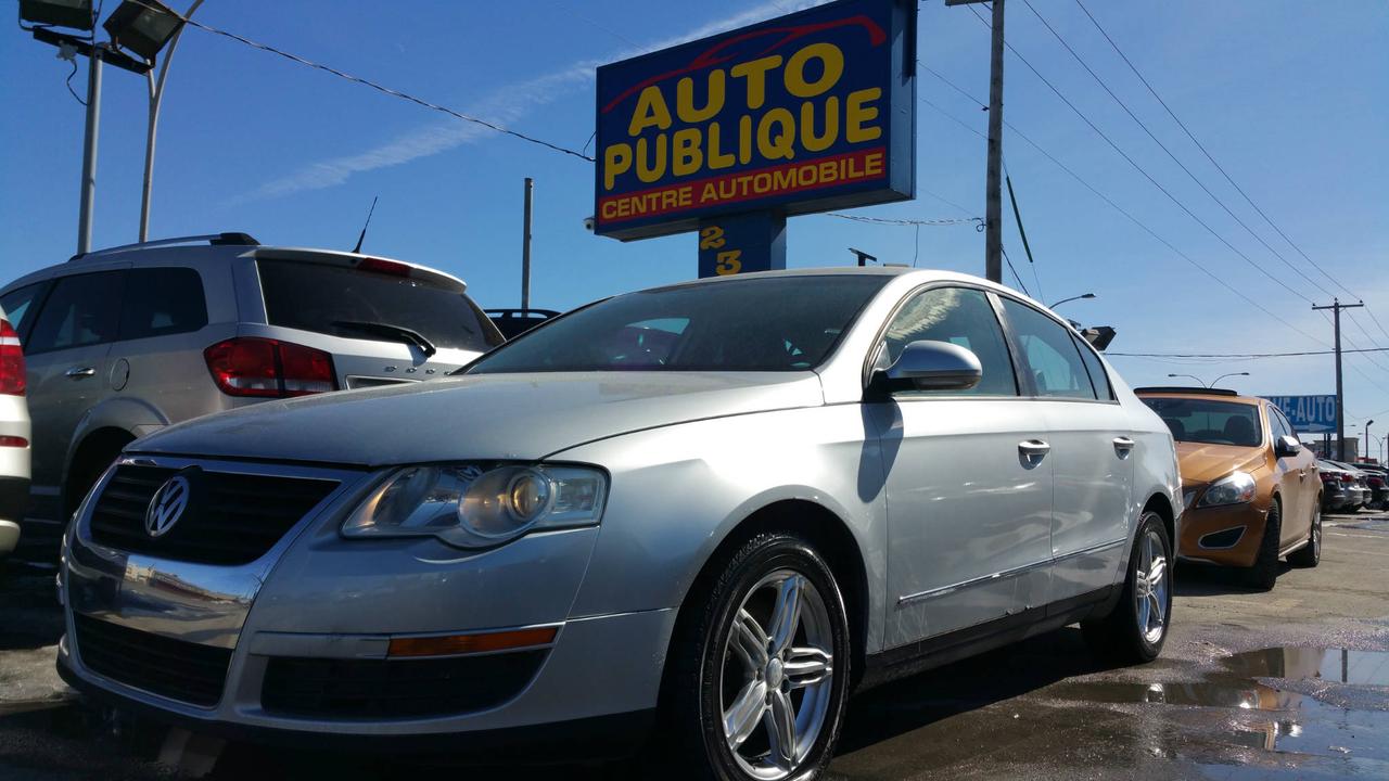 <a href=https://www.autopublique.ca/occasion/Volkswagen-Passat-2006.html>https://www.autopublique.ca/occasion/Volkswagen-Passat-2006.html</a>

VW PASSAT 2006 HIGHLINE - Air climatisé, groupe electrique, cruise control, banc en cuir, banc chauffant, Typetronique DSG et encore plus ! 

Notre site situé à Laval vous offre tous les soins requis pour votre nouveau véhicule sous un même toit : Mécanique  à taux réduit si vous achetez un véhicule chez nous, des rabais sur lesthétique ainsi la teinte de vitres, débosselage sans peinture, carrosserie, remplacement de pare-brise et bien plus.

Tous nos véhicules ont un rapport dinspection détaillé, sont soigneusement préparés.

Nous vous offrons le financement 1ère, 2ème et 3ème chance au crédit ainsi que la politique du meilleur prix garanti !

Osez comparer. Avant dacheter venez rencontrer notre personnel dynamique dans un environnement sans pression. Notre mission est de vous trouver le véhicule de votre choix, selon vos critères ! Si nous ne lavons pas, nous pouvons vous le trouver ! Frais de préparation en sus.

Se habla Español !