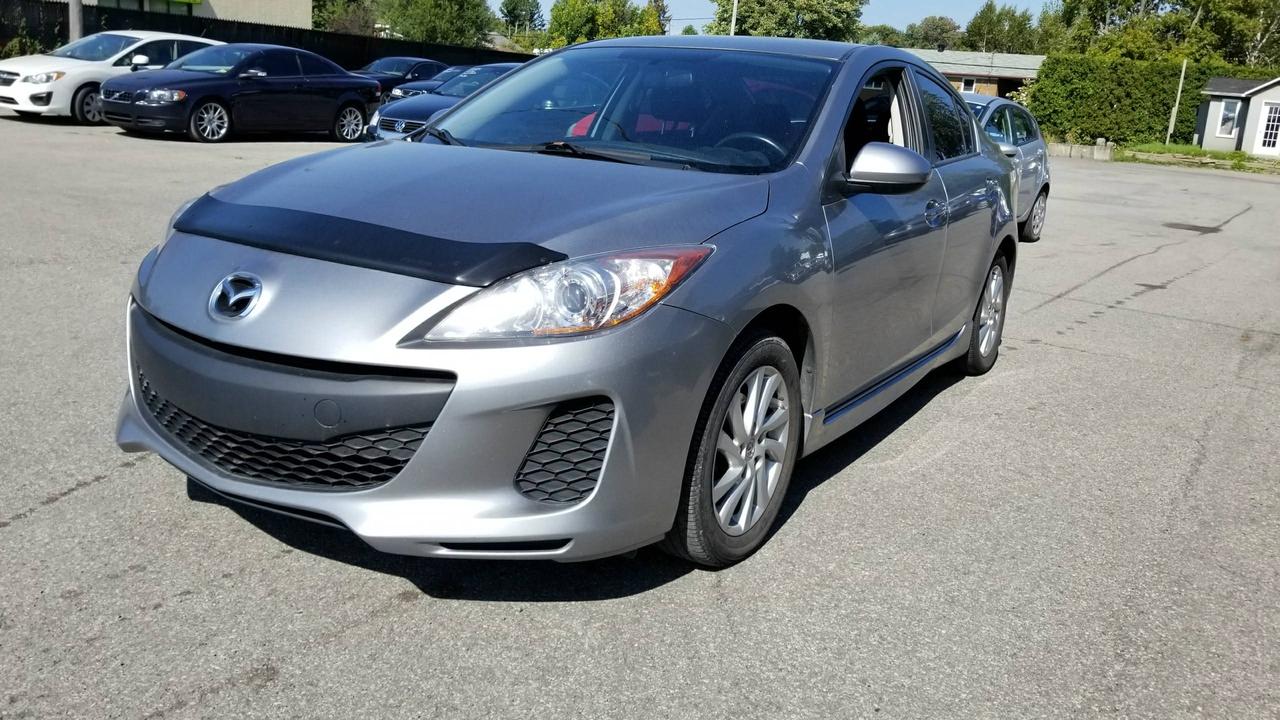 <a href=https://www.autopublique.ca/occasion/Mazda-3-2012.html>https://www.autopublique.ca/occasion/Mazda-3-2012.html</a>

Mazda 3 GX 2012, 82,000km, automatique, air climatisé, groupe électrique, bluetooth, cruise, aileron, contrôles au volant, tout équipé!

Nos emplacements situés à Laval et à Mirabel vous offrent tous les soins requis pour votre nouveau véhicule sous un même toit : Mécanique à taux réduit si vous achetez un véhicule chez nous, des rabais sur lesthétique ainsi la teinte de vitres, débosselage sans peinture, carrosserie, remplacement de pare-brise et bien plus.

Tous nos véhicules ont un rapport dinspection détaillé, sont soigneusement préparés.

Nous vous offrons le financement 1ère, 2ème et 3ème chance au crédit ainsi que la politique du meilleur prix garanti !

Osez comparer. Avant dacheter venez rencontrer notre personnel dynamique dans un environnement sans pression. Notre mission est de vous trouver le véhicule de votre choix, selon vos critères ! Si nous ne lavons pas, nous pouvons vous le trouver ! Frais de préparation en sus.

Se habla Español !