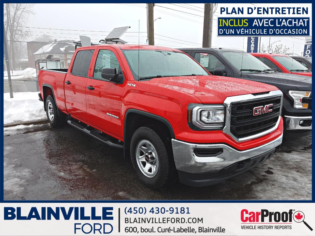Used 2016 GMC Sierra 1500 Cabine multiplace 4RM 143,5 po for sale in Blainville, QC