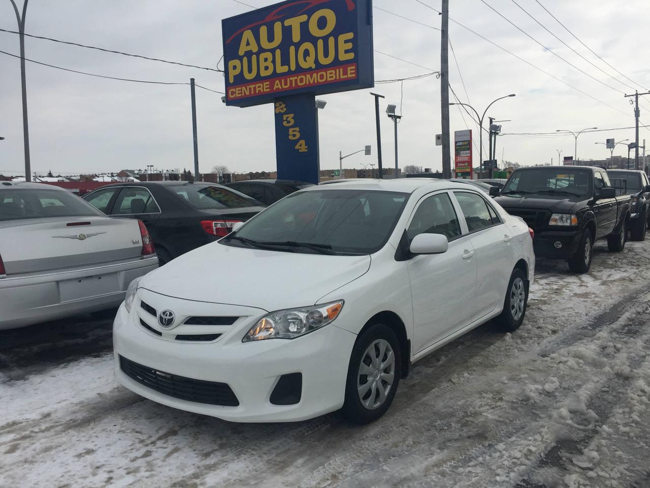 <a href=https://www.autopublique.ca/occasion/Toyota-Corolla-2012.html>https://www.autopublique.ca/occasion/Toyota-Corolla-2012.html</a>

TOYOTA COROLLA 2012 CE - GROUPE ELECTRIQUE / JAMAIS ACCIDENTE

Nos sites situés à Laval et Mirabel vous offrent tous les soins requis pour votre nouveau véhicule sous un même toit : Mécanique  à taux réduit si vous achetez un véhicule chez nous, des rabais sur lesthétique ainsi la teinte de vitres, débosselage sans peinture, carrosserie, remplacement de pare-brise et bien plus.

Tous nos véhicules ont un rapport dinspection détaillé, sont soigneusement préparés.

Nous vous offrons le financement 1ère, 2ème et 3ème chance au crédit ainsi que la politique du meilleur prix garanti !
Approbation rapide par notre site web autopublique.ca ou par telephone. 1ere, 2e, 3e chance au credit. Aucun cas refusé. Dépot peut être requis dans certains cas.
Osez comparer. Avant dacheter venez rencontrer notre personnel dynamique dans un environnement sans pression. Notre mission est de vous trouver le véhicule de votre choix, selon vos critères ! Si nous ne lavons pas, nous pouvons vous le trouver ! Frais de préparation en sus
Les deux commerces étant situé sur Cure Labelle, notre accessibilité est facile et rapide.Par lautoroute 440, autoroute 640, autoroute 15 et autoroute 13. Tous les chemins mènent a Auto Publique. Avec vous, sur la route de la vie !

Nous vendons et achetons toutes les marques de vehicules, dont Audi, BMW, Chevrolet, Chrysler, Ford, GM, GMC, Hyundai, Kia, Honda, Fiat, Smart, Mercedes, Mercedes Benz, Toyota, Range Rover, Land Rover, Volvo, Volkswagen, et encore plus.

Se habla Español !