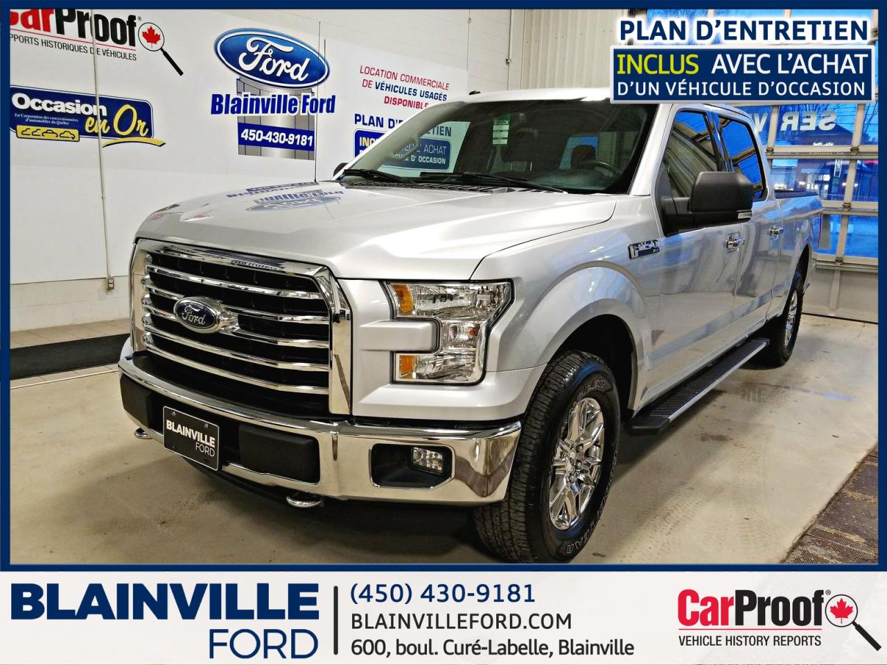 Used 2016 Ford F-150 Cab SuperCrew 4RM 145 po for sale in Blainville, QC