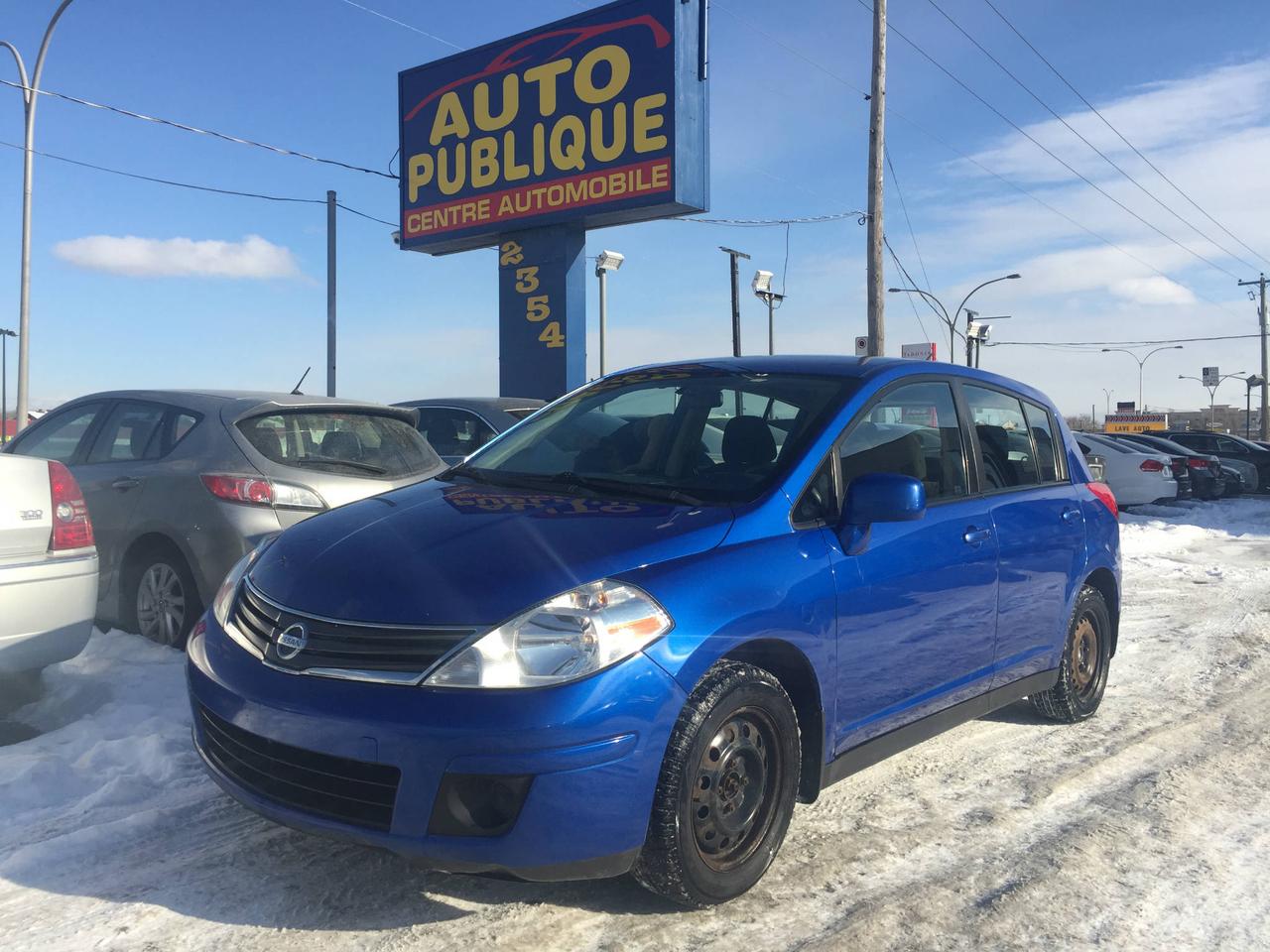 <a href=https://www.autopublique.ca/occasion/Nissan-Versa-2011.html>https://www.autopublique.ca/occasion/Nissan-Versa-2011.html</a>

NISSAN VERSA S 2011 EN EXCELLENT ETAT. PRET POUR LA ROUTE !!!
AUTOMATIQUE, AIR CLIMATISÉ, PORTES FENETRES ET MIROIRS ELECTRIQUES. BAS MILLAGE ET CHAUSSÉ DE PNEUS DHIVER.

Nos sites situés à Laval et Mirabel vous offrent tous les soins requis pour votre nouveau véhicule sous un même toit : Mécanique  à taux réduit si vous achetez un véhicule chez nous, des rabais sur lesthétique ainsi la teinte de vitres, débosselage sans peinture, carrosserie, remplacement de pare-brise et bien plus.

Tous nos véhicules ont un rapport dinspection détaillé, sont soigneusement préparés.

Nous vous offrons le financement 1ère, 2ème et 3ème chance au crédit ainsi que la politique du meilleur prix garanti !
Approbation rapide par notre site web autopublique.ca ou par telephone. 1ere, 2e, 3e chance au credit. Aucun cas refusé. Dépot peut être requis dans certains cas.
Osez comparer. Avant dacheter venez rencontrer notre personnel dynamique dans un environnement sans pression. Notre mission est de vous trouver le véhicule de votre choix, selon vos critères ! Si nous ne lavons pas, nous pouvons vous le trouver ! Frais de préparation en sus
Les deux commerces étant situé sur Cure Labelle, notre accessibilité est facile et rapide.Par lautoroute 440, autoroute 640, autoroute 15 et autoroute 13. Tous les chemins mènent a Auto Publique. Avec vous, sur la route de la vie !

Nous vendons et achetons toutes les marques de vehicules, dont Audi, BMW, Chevrolet, Chrysler, Ford, GM, GMC, Hyundai, Kia, Honda, Fiat, Smart, Mercedes, Mercedes Benz, Toyota, Range Rover, Land Rover, Volvo, Volkswagen, et encore plus.