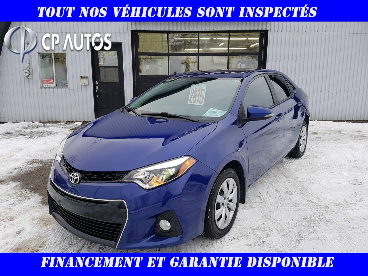 Used 2015 Toyota Corolla Berline 4 portes CVT S for sale in Vallée-Jonction, QC