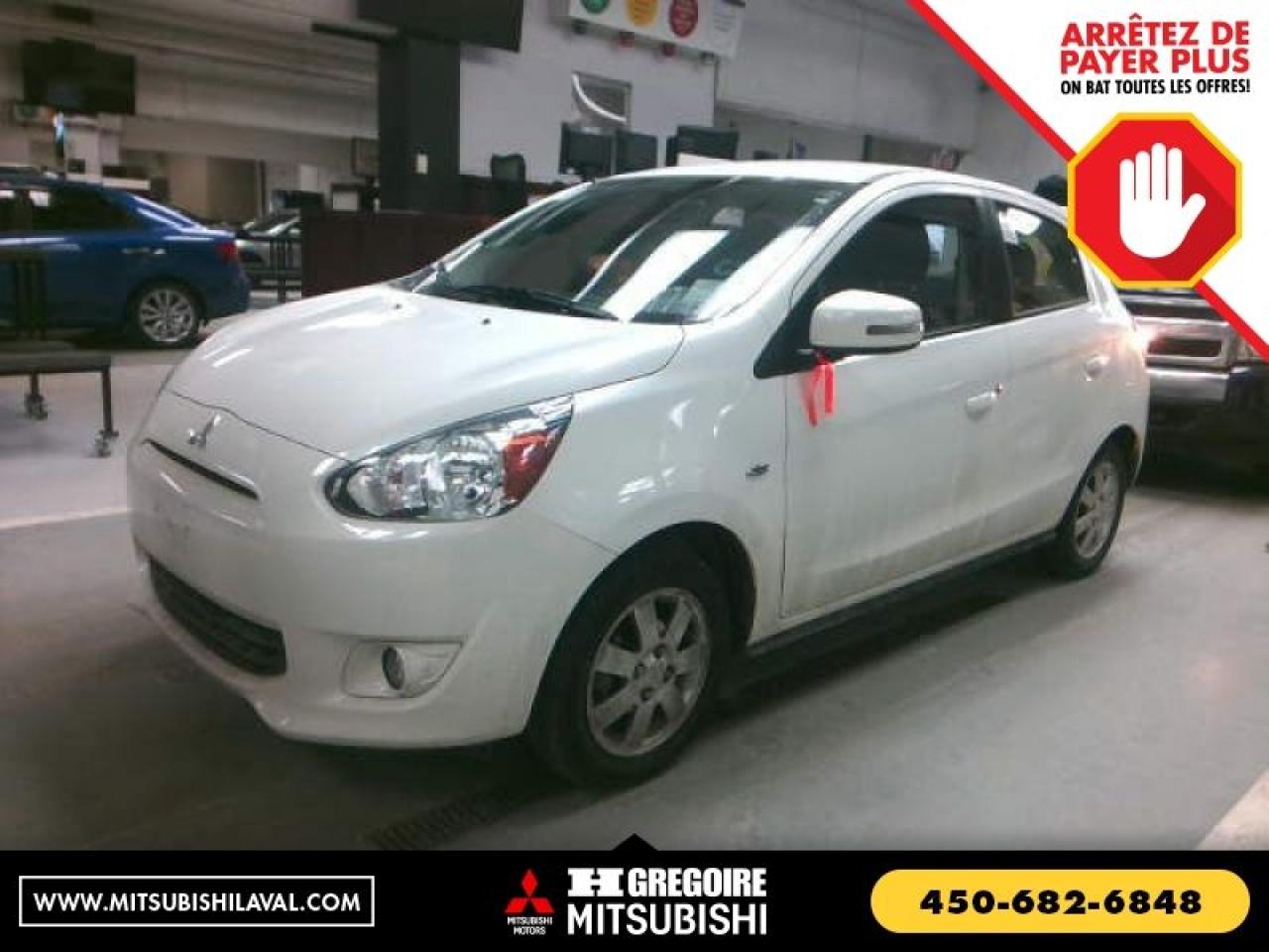Used 2015 Mitsubishi Mirage SE SIEGES-CH for sale in St-Léonard, QC