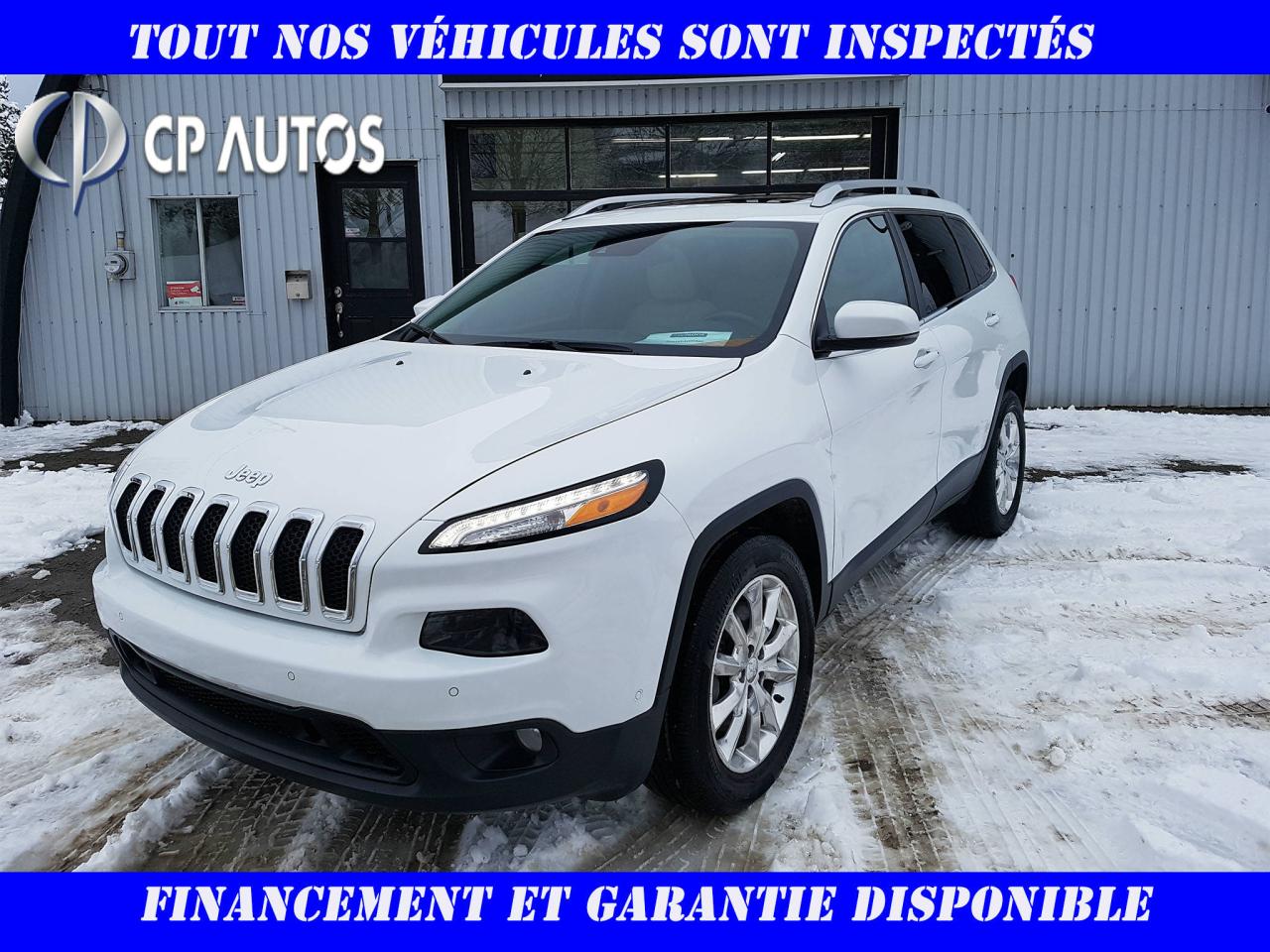 Used 2016 Jeep Cherokee 4 RM, 4 portes, Limited for sale in Vallée-Jonction, QC
