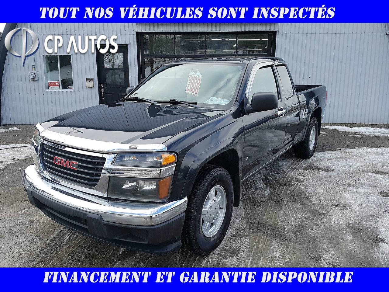 <a href=https://www.cpautos.ca/occasion/GMC-Canyon-2008.html>https://www.cpautos.ca/occasion/GMC-Canyon-2008.html</a>

WWW.CPAUTOS.CA - FINANCEMENT 48$/SEMAINES TAXES INCLUSES - Chez C.P. Autos tous nos véhicules sont inspectés minutieusement. Nous offrons plusieurs plans de financement avantageux sur un vaste inventaire de plus de 100 véhicules de toutes marques et modèles.Une garantie avantageuse est disponible sur place, vous offrant ainsi lassurance dun véhicule doccasion sans tracas.Nous sommes constamment à la recherche de véhicules doccasion, passez nous voir nous vous offrirons une évaluation gratuite pour votre véhicule.Pour plus dinformations sur un de nos modèles, rejoignez Pierre et il se fera un plaisir de répondre à vos besoins et ainsi vous offrir un service à la hauteur de vos attentes.Merci de magasiner chez C.P Autos LA référence en véhicule doccasion dans la grande région de Québec. -- www.cpautos.ca ----96 ROUTE PRESIDENT-KENNEDY NORD VALLÉE-JONCTION G0S 3J0 À SEULEMENT 25 MINUTES DES PONTS DE QUEBEC À LA SORTIE 81 SUR LAUTOROUTE 73 - 1-855-203-1192 C.P. AUTOS-- !