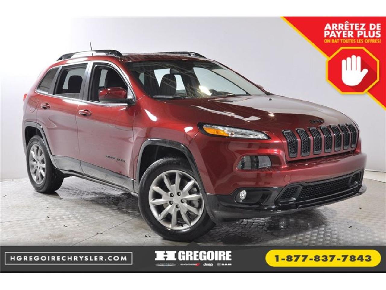 Used 2018 Jeep Cherokee North 4x4 A/c Bizone for sale in St-Jérôme, QC