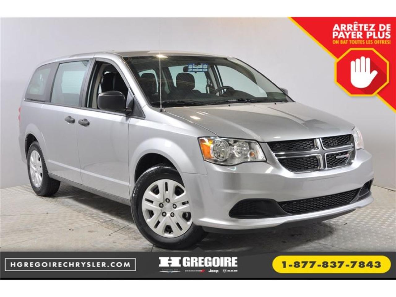 Used 2018 Dodge Grand Caravan VALUE PACKAGE A/C for sale in St-Jérôme, QC