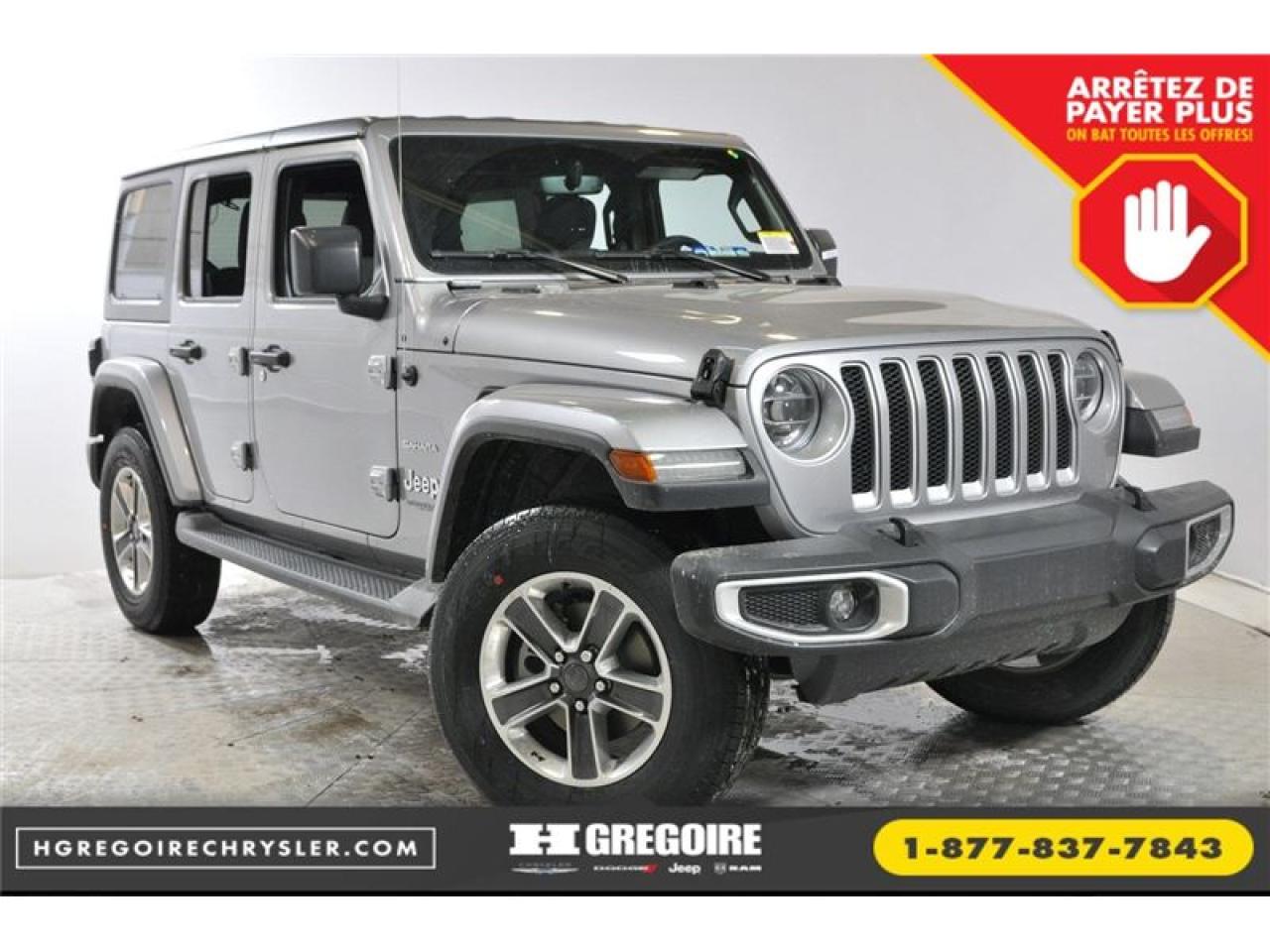 Used 2018 Jeep Wrangler SAHARA 4X4 A/C GR for sale in St-Jérôme, QC