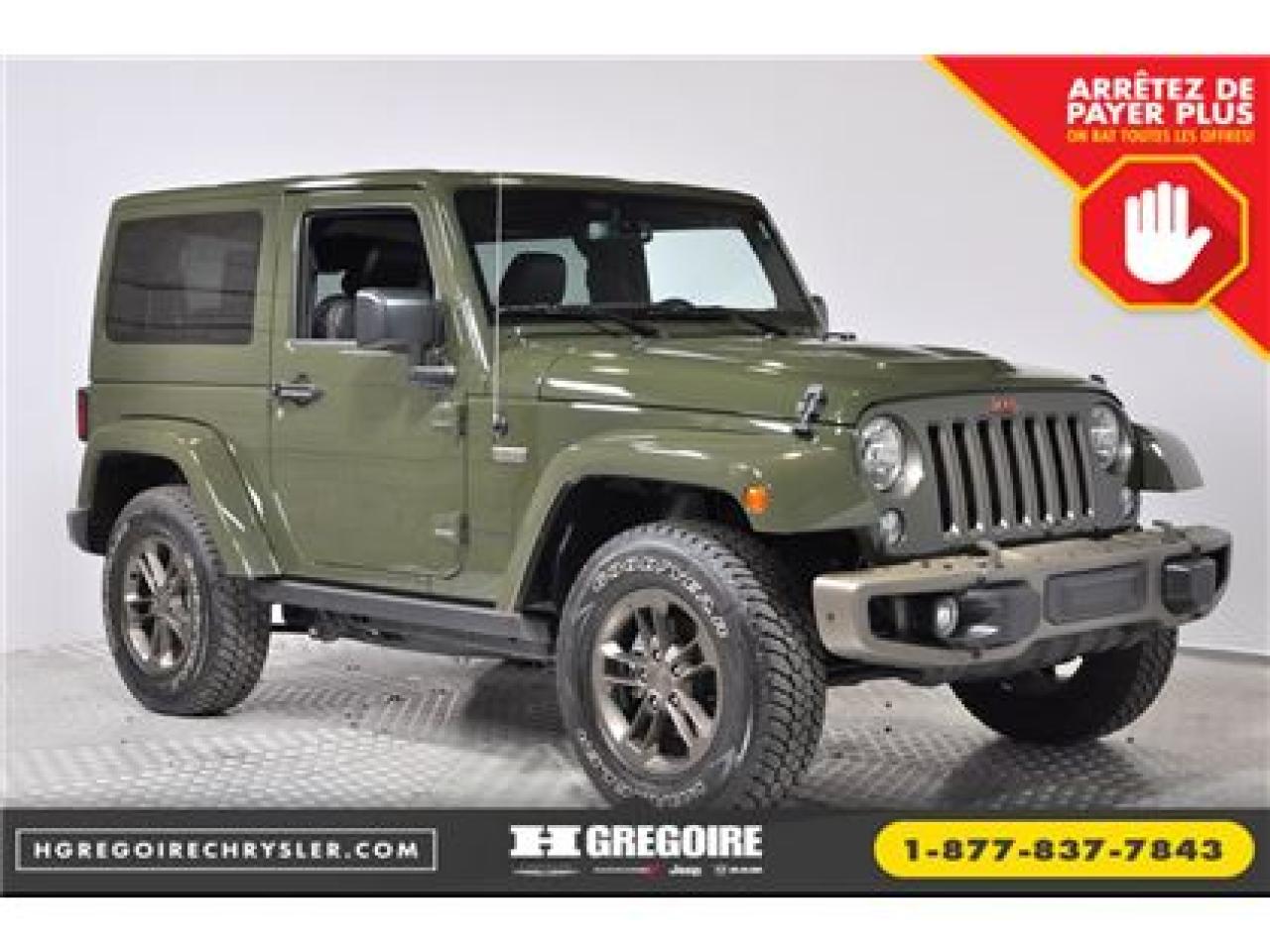 Used 2016 Jeep Wrangler 75th Anniv. Sport for sale in St-Jérôme, QC
