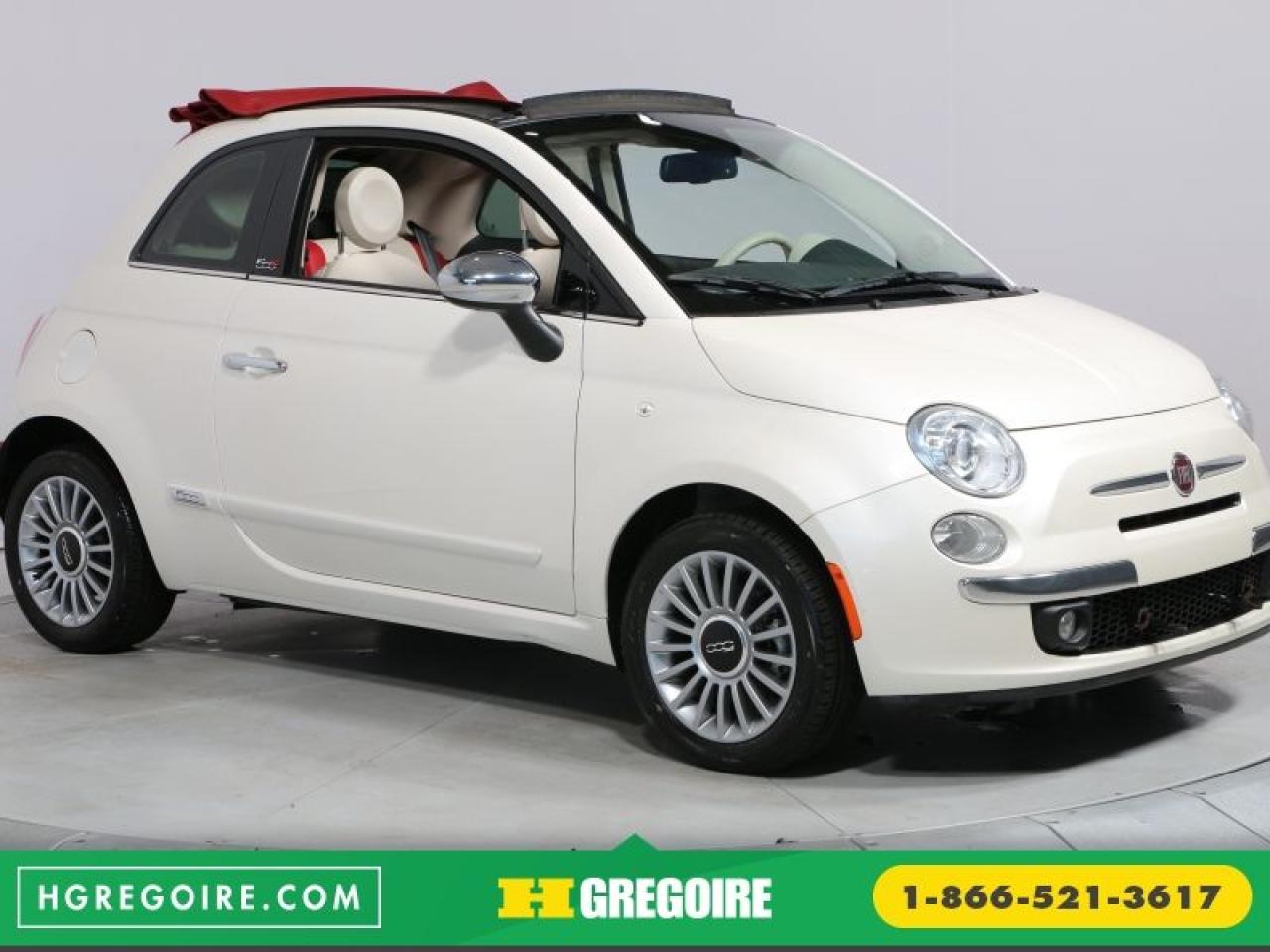 Used 2015 Fiat 500C LOUNGE CONVERTIBLE for sale in St-Léonard, QC