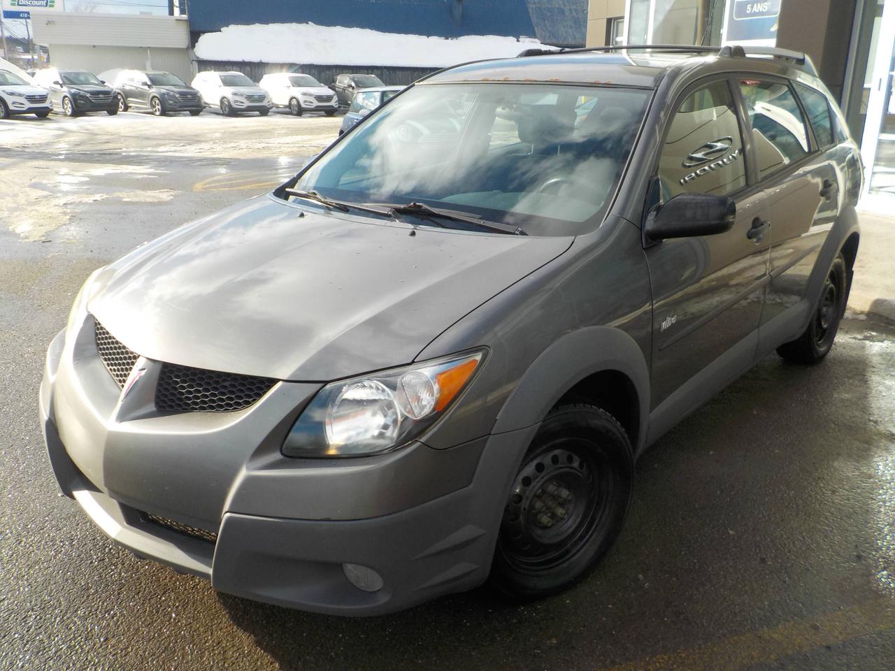 <a href=https://www.hyundairiviereduloup.com/occasion/Pontiac-Vibe-2003.html>https://www.hyundairiviereduloup.com/occasion/Pontiac-Vibe-2003.html</a>

MANUEL,CRUISE,VITRES ELECTRIQUE,RADIO AM/FM.