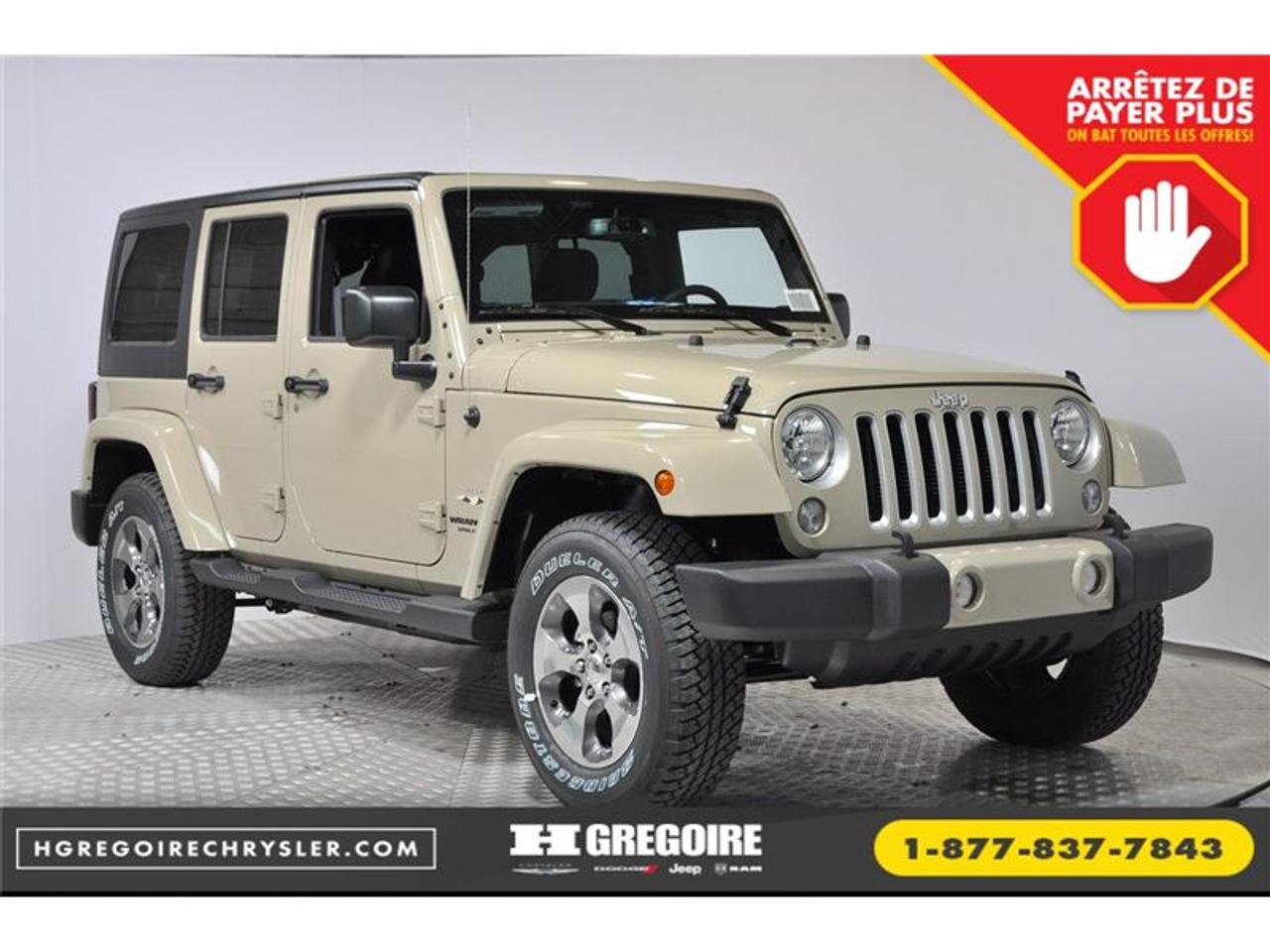 <a href=https://www.autoaubaine.com/Jeep-Wrangler-c6922856.html>https://www.autoaubaine.com/Jeep-Wrangler-c6922856.html</a>

Vehicules neufs a partir de 0% dinteret! Obtenez jusqua 30% de plus sur votre vehicule dechange. Offres exclusives en succursale et GARANTIE DE LA MEILLEURE OFFRE. Arreter de payer plus! Passez nous voir pour decouvrir la force du reseau HGregoire. OUVERT MEME la FIN DE SEMAINE. Passez nous voir! Le Groupe HGregoire cest 19 succursales en Amerique du Nord. Grace a ce vaste reseau vous obtenez toujours les meilleurs prix autant pour lachat que pour la vente de votre vehicule. Nos ententes de volume vous permettent egalement de profiter des plus bas taux dinteret possible. Contactez par vous-meme! LE PRIX INCLUT TOUS LES RABAIS CHRYSLER DODGE JEEP RAM. TAXES + TRANSPORT (1695$) + DOCUMENTATION (395$) EN SUS. LE PRIX INCLUS EGALEMENT UN RABAIS SPECIAL ENTREPRENEUR CHRYSLER LAFONTAINE SEUL; ELIGIBLE POUR LES PROPRIO DE CIE. QUI LOUE MIN. 48 MOIS (SI PARTICULIER AJOUTER +1995$)*** *** PROMOTION EXCLUSIVE $$ de CHRYSLER LAFONTAINE $$ * * *RABAIS MANUFACTURIER INCLUT+ AINSI QUE LE RABAIS*** Le CHAMPION DU CAMION câ??est CHRYSLER LAFONTAINE. FAITE VITE SEUL. 5 EN STOCK **