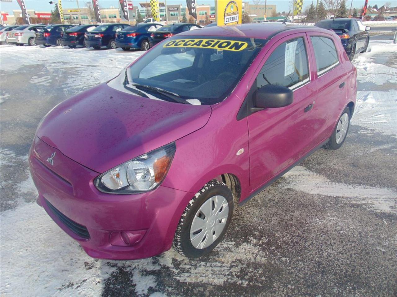 Used 2015 Mitsubishi Mirage Es, Très économique for sale in Gatineau, QC