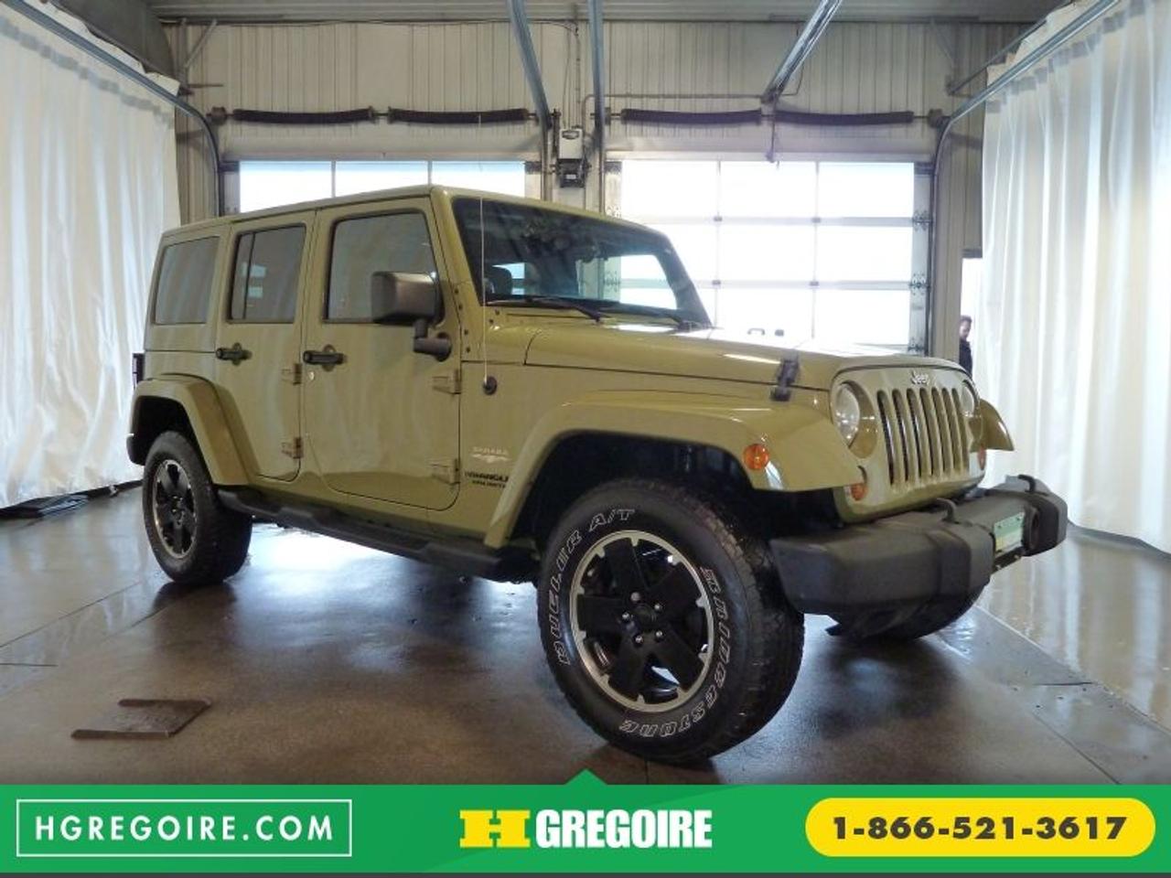 <a href=https://www.autoaubaine.com/Jeep-Wrangler-c6970470.html>https://www.autoaubaine.com/Jeep-Wrangler-c6970470.html</a>

Jeep Wrangler Unlimited Sahara Cuir Navi Bluetooth Sieges Chauffants 2013

Freins ABS, Lecteur MP3, Miroirs chauffants, Dcapotable, Volant ajustable, Radio satellite, Volant gain de cuir, Antipatinage, Phares antibrouillards

ECONOMISER 9 330$! Ensemble audio premium, Systeme de navigation, Bluetooth, Aucun frais caché, Taux dintérêt imbattable! Ouvert 7 jours. Inspection en plus de 125 points et rigoureux processus de remise à neuf. Satisfaction garantie de 3 jours ou argent remis et privilège déchange 30 jours. Obtenez le meilleur taux de financement et même une 2e ou 3e chance au crédit. Pour plus dinformation sur cette voiture et pour obtenir le rapport dhistorique CarProof gratuitement, visitez https://www.hgregoire.com/fr-stk/R1505. *Prix du manufacturier neuf (42 325$)