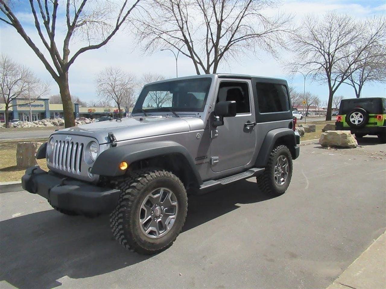 <a href=https://www.dessources.com/occasion/Jeep-Wrangler-2017.html>https://www.dessources.com/occasion/Jeep-Wrangler-2017.html</a>

TRÉS BAS KILO. GROUPE ÉLECTRIQUE. MARCHE-PIEDS TUBULAIRES.BALANCE DE GARANTIE . PNEUS BF GOODRICH DE JEEP RUBICON. PEFORMANCE SUSPENSION. ( LE VÉHICULE NA PAS DAIR CLIMATISÉ)  TOUS NOS VÉHICULES SONT INSPECTÉS ET VERIFIÉS. DESSOURCES DODGE CHRYSLER: UNE ENTREPRISE FAMILIALE, PRIORISANT LA SATISFACTION A LA CLIENTELE DEPUIS 1985.