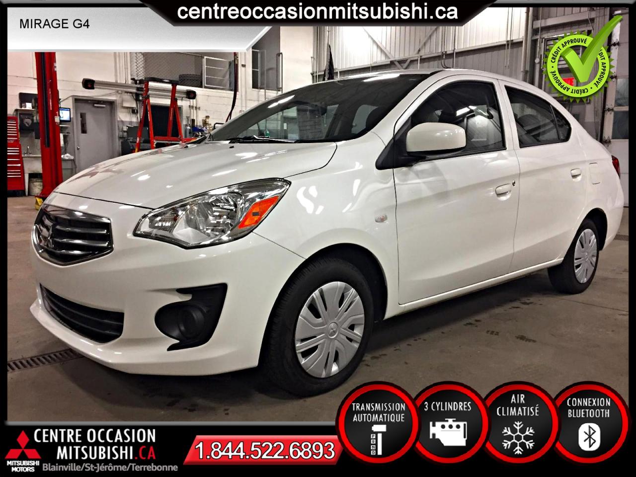 Used 2017 Mitsubishi Mirage G4 ES AUTO BLUETOOTH 39$/SEMAINES for sale in St-Jérôme, QC