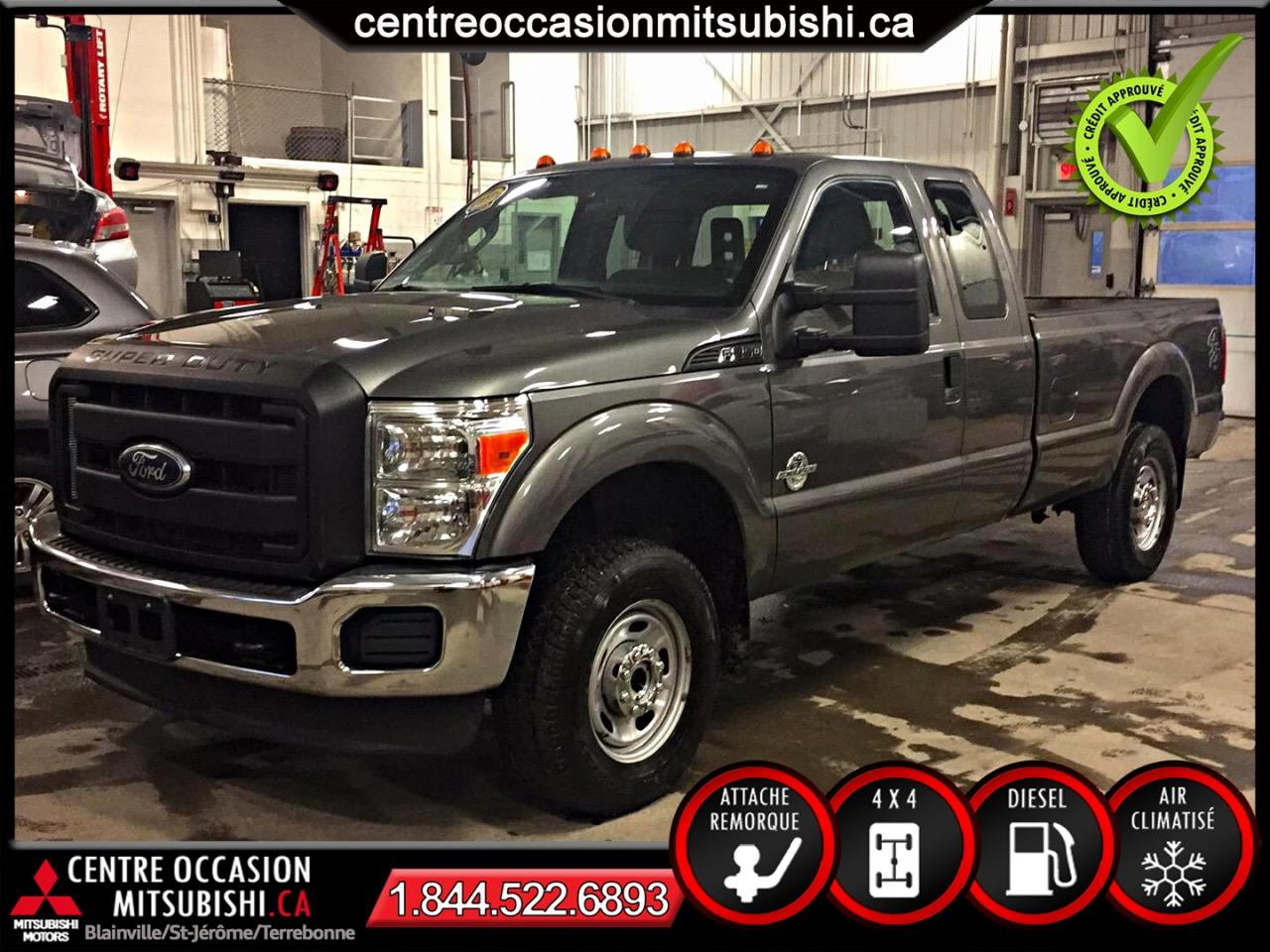 Used 2012 Ford F-250 4 RM, Super cabine 142 po, XL DIESEL for sale in St-Jérôme, QC