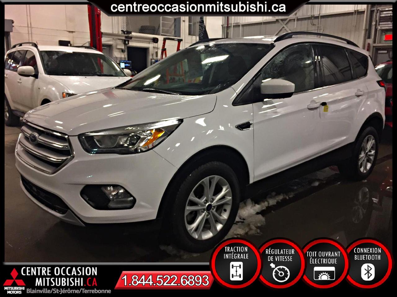 <a href=http://www.centreoccasionmitsubishi.ca/occasion/Ford-Escape-2017.html>http://www.centreoccasionmitsubishi.ca/occasion/Ford-Escape-2017.html</a>

Ford Escape SE AWD ECOBOOST 2017 TOIT PANORAMIQUE BLANC TURBO CAMERA DE RECUL  FOGS BLUETOOTH A/C RÉGULATEUR DE VITESSE  ET BIEN PLUS 

Rabais de 2000$ déjà inclut avec le financement chez st-Jérôme Mitsubishi
Maintenant ouvert le samedi !!

turbo!!! polyvalent et bien équipé

ST-JÉRÔME MITSUBISHI 450-436-9555

CERTIFIÉ INSPECTÉ ET GARANTIE

4x4, toit panoramique, vitres teintées,
AIR CLIMATISÉ, VITRES ÉLECTRIQUES, PRISE AUX, BLUETOOTH, BANCS CHAUFFANTS MAGS 17 RÉGULATEUR DE VITESSE ET BIEN PLUS

Vous avez sûrement quelques questions et désirez profiter du rabais de 2000$ offert avec le financement?  

Demandez Ian. 

Ce rabais peut également être jumelé au taux doccasion certifié Mitsubishi qui est à partir de 1.9% wow!
Pour voir toutes nos offre allez sur notre site web au :
www.autoaubaine.com/St-Jérôme-Mitsubishi-r2097.html
1ERE 2IEME 3IEME CHANCE AU CRÉDIT ICI
450-436-9555

visite directe ou rendez-vous sont le bienvenu. Appelez Ian au 450-436-9555

ST-JÉÔRME, MIRABEL, STE-SOPHIE, ST-HIPPOLYTE,PRÉVOST,STE-ADÈLE,ST-SAUVEUR,LACHUTE,ST-LIN,ST-CALIXTE,ST-EUSTACHE,ST-AUGUSTIN,ST-BENOIT,MONT-TREMBLANT, ABITIBI, VAL-DOR, MONTRÉAL,LAVAL,ST-JANVIER. OU AILLEUR ON VOUS ATTEND...

CP:0
The best quality in used cars are availlable at Centreoccasionmitsubishi.ca All the inventory is fully inspected and certfiable upon request. Interest rates are starting as low as 1.9%!! Prices are already negociated for you to best on the net!
All you have to do is test drive it to enjoy your futur car. Call us or e-mail us and we will find what you need. Financing can be done on the spot or via or secured website at the adress mentionned above. Carproof reports are available on every car so you will have all the infos you need to make the best decision regarding the purchase your about to make.Inspection report on the mecanic is also mandatory and available for each car. Stop looking else where and come and buy yourself a pristine car or suv trough our services. 3 locations to serve you better. Boisvert Mitsubishi in Blainville( open on saturday), Terrebonne Mitsubishi and St-Jérome Mitsubishi(open on saturday). We deserve Québec customers from any regions but also New Brunswick and Ontario customers also. Montreal, Laval, South shore, North shore, no problem we can deliver right to your door if needed.
Appelez-nous sans frais au 1 855 781-7872