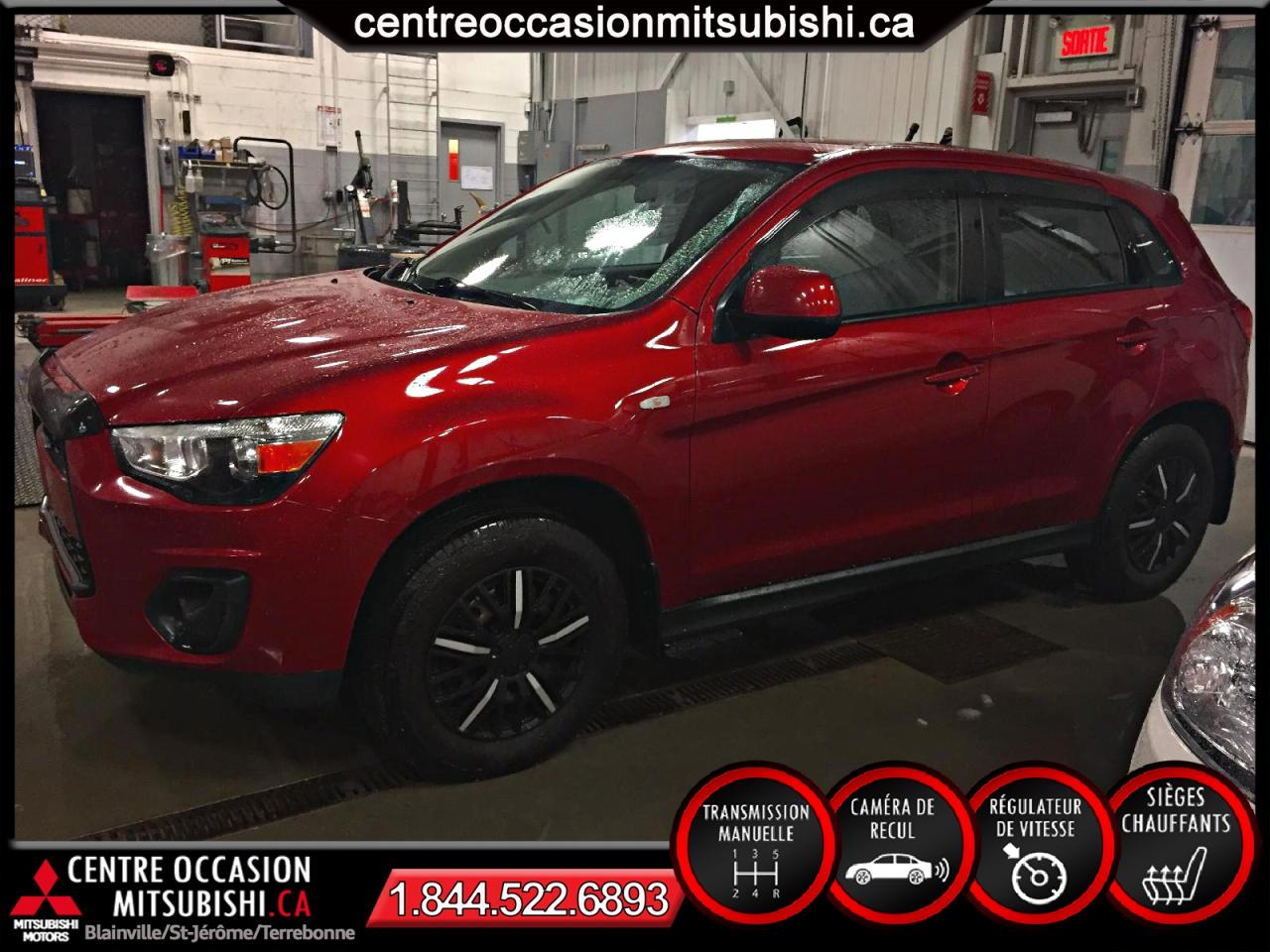 Used 2014 Mitsubishi RVR ES ROUGE MANUELLE BANCS CHAUFFANTS BAS P for sale in St-Jérôme, QC