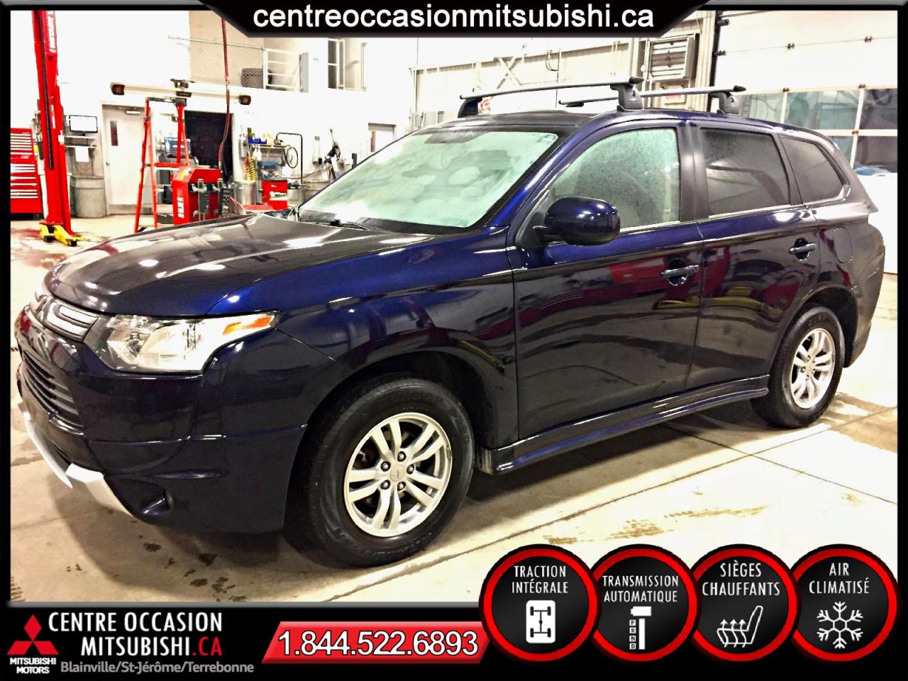 Used 2014 Mitsubishi Outlander ES 4X4 BLEU COSMIQUE 52/SEMAINES for sale in St-Jérôme, QC