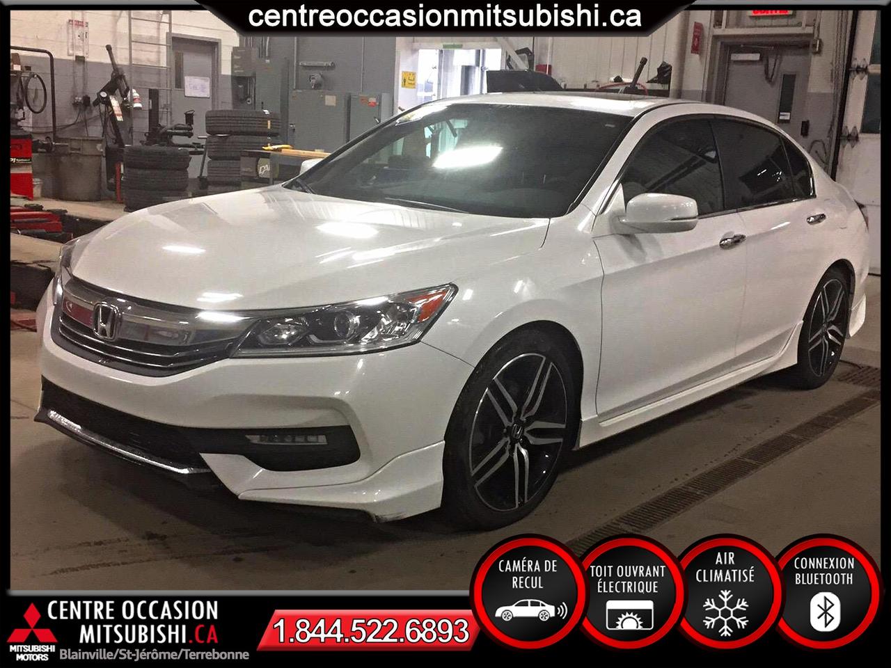 <a href=http://www.centreoccasionmitsubishi.ca/occasion/Honda-Accord-2016.html>http://www.centreoccasionmitsubishi.ca/occasion/Honda-Accord-2016.html</a>

Honda Accord Sport AUTOMATIQUE AVEC TOIT OUVRANT 2016 BLANC CMAERA DE RECUL

Rabais de 2000$ déjà inclut avec le financement chez st-Jérôme Mitsubishi
Maintenant ouvert le samedi !!

KILOMÉTRAGE CERTIFIÉ 

SAINT-JÉRÔME MITSUBISHI 450-436-9555

CERTIFIÉ INSPECTÉ ET GARANTIE
TOIT, PRISE AUX, BLUETOOTH, BANCS CHAUFFANTS MAGS 18 RÉGULATEUR DE VITESSE, CAMERA DE RECUL

Vous avez sûrement quelques questions et désirez profiter du rabais de 2000$ offert avec le financement?  

Demandez Ian. 

Ce rabais peut également être jumelé au taux doccasion certifié Mitsubishi qui est à partir de 1.9% wow!
Pour voir toutes nos offre allez sur notre site web au :
www.autoaubaine.com/St-Jérôme-Mitsubishi-r2097.html
1ERE 2IEME 3IEME CHANCE AU CRÉDIT ICI
450-436-9555

visite directe ou rendez-vous sont le bienvenu. Appelez Ian au 450-436-9555

ST-JÉÔRME, MIRABEL, STE-SOPHIE, ST-HIPPOLYTE,PRÉVOST,STE-ADÈLE,ST-SAUVEUR,LACHUTE,ST-LIN,ST-CALIXTE,ST-EUSTACHE,ST-AUGUSTIN,ST-BENOIT,MONT-TREMBLANT, ABITIBI, VAL-DOR, MONTRÉAL,LAVAL,ST-JANVIER. OU AILLEUR ON VOUS ATTEND...

The best quality in used cars are availlable at Centreoccasionmitsubishi.ca All the inventory is fully inspected and certfiable upon request. Interest rates are starting as low as 1.9%!! Prices are already negociated for you to best on the net!
All you have to do is test drive it to enjoy your futur car. Call us or e-mail us and we will find what you need. Financing can be done on the spot or via or secured website at the adress mentionned above. Carproof reports are available on every car so you will have all the infos you need to make the best decision regarding the purchase your about to make.Inspection report on the mecanic is also mandatory and available for each car. Stop looking else where and come and buy yourself a pristine car or suv trough our services. 3 locations to serve you better. Boisvert Mitsubishi in Blainville( open on saturday), Terrebonne Mitsubishi and St-Jérome Mitsubishi(open on saturday). We deserve Québec customers from any regions but also New Brunswick and Ontario customers also. Montreal, Laval, South shore, North shore, no problem we can deliver right to your door if needed.
Appelez-nous sans frais au 1 855 781-7872


CP:0

plus taxes