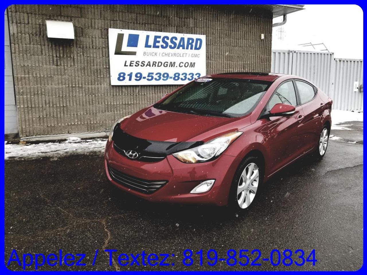 <a href=https://www.lessardgm.com/occasion/Hyundai-Elantra-2011.html>https://www.lessardgm.com/occasion/Hyundai-Elantra-2011.html</a>

HYUNDAI ELANTRA 2011
-NAVIGATION 
-CAMERA DE RECUL
-SIEGE CHAUFANT
Chez Lessard Buick Chevrolet  GMC, chez nous cest les gens avant tout!
Véhicule doccasion certifié avec inspection de 150 points.
Rapport Carproof . Aucun VGA ou Reconstruit.
Nous donnons plus pour votre échange. 
Assistance routière gratuite. Privilège échange 30 jour /2500km*
Livraison Gratuite partout au Québec.
Spécialiste en 1e, 2e et 3e chance au crédit, 100% Approuvée
Garantie illimitée disponible. Essai routier GRATUIT
Vous êtes de Drummondville, Québec, Montreal, Sherbrooke, Trois-Rivières, Sorel, Nicolet
Appelez-nous sans frais 1-888-376-7968 ou au 819-539-8333
Viens nous voir au 5570 Boulevard Royal Shawinigan
www.lessardgm.com
Texter nous pour plus dinformation 819-852-0834