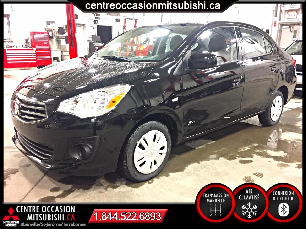 Used 2017 Mitsubishi Mirage G4 ES MANUELLE NOIR BLUETOOTH A/C for sale in St-Jérôme, QC