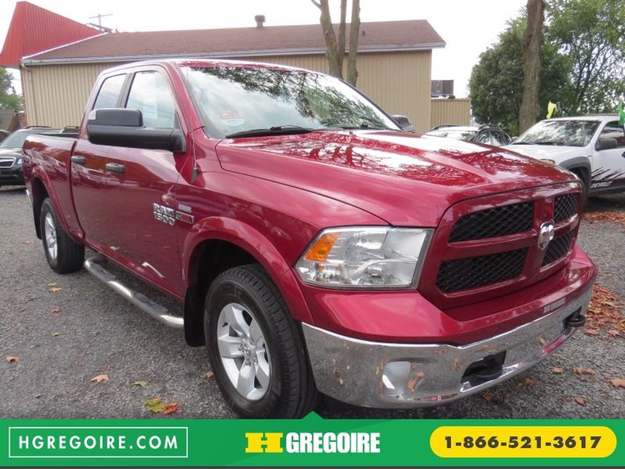 <a href=https://www.autoaubaine.com/RAM-1500-c6914065.html>https://www.autoaubaine.com/RAM-1500-c6914065.html</a>

RAM 1500 Outdoorsman Aut Diesel 4x4 A/c Mags Camera Quad Ca 2014

Freins ABS, Miroirs chauffants, Volant ajustable, Ordinateur de bord, Volant gain de cuir, Antipatinage, Phares antibrouillards

ECONOMISER 21 810$! Camera de recul, Bluetooth, Aucun frais caché, Taux dintérêt imbattable! Ouvert 7 jours. Inspection en plus de 125 points et rigoureux processus de remise à neuf. Satisfaction garantie de 3 jours ou argent remis et privilège déchange 30 jours. Obtenez le meilleur taux de financement et même une 2e ou 3e chance au crédit. Pour plus dinformation sur cette voiture et pour obtenir le rapport dhistorique CarProof gratuitement, visitez https://www.hgregoire.com/fr-stk/V1528. *Prix du manufacturier neuf (53 805$)