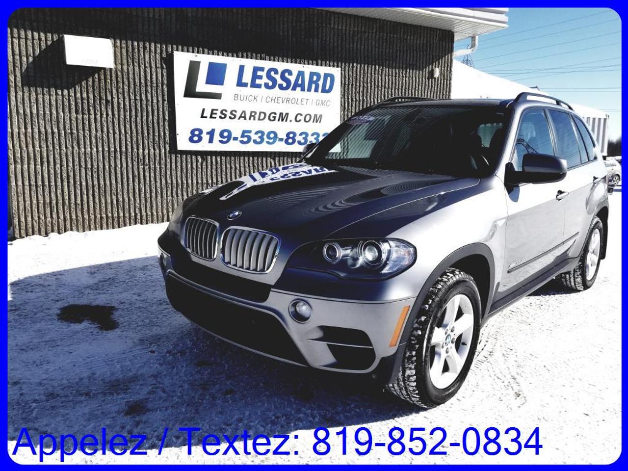 <a href=https://www.lessardgm.com/occasion/BMW-X5-2011.html>https://www.lessardgm.com/occasion/BMW-X5-2011.html</a>

BMW X5 2011
-VOLANT CHAUFFANT
-BLUETOOTH
-SIEGE ELECTRIQUE 

Chez Lessard Chevrolet Buick GMC, chez nous cest les gens avant tout!
Véhicule doccasion certifié avec inspection de 150 points.
Rapport Carproof . Aucun VGA ou Reconstruit.
Nous donnons plus pour votre échange. 
Assistance routière gratuite. Privilège échange 30 jour /2500km*
Livraison Gratuite partout au Québec.
Spécialiste en 1e, 2e et 3e chance au crédit, 100% Approuvée
Garantie illimitée disponible. Essai routier GRATUIT
Vous êtes de Drummondville, Québec, Montreal, Sherbrooke, Trois-Rivières, Sorel, Nicolet
Appelez-nous sans frais 1-888-376-7968 ou au 819-539-8333
Viens nous voir au 5570 Boulevard Royal Shawinigan
www.lessardgm.com
Texter nous pour plus dinformation 819-852-0834