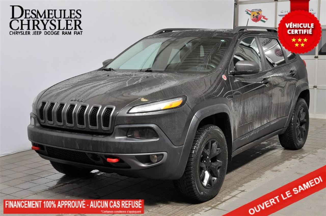 <a href=https://www.desmeules.ca/occasion/Jeep-Cherokee-2014.html>https://www.desmeules.ca/occasion/Jeep-Cherokee-2014.html</a>

3.2L V6, JEEP ACTIVE DRIVE 2, TRANSMISSION AUTOMATIQUE, ASSISTANCE AU DÉMARRAGE, ASSISTANCE DÉCENT PENTE, SIÈGES CHAUFFANTS, VOLANT CHAUFFANT, ESSUIE GLASS AVEC CAPTEUR DE PLUIE, ASSISTANCE AU DÉPART DE LIGNE, CAPTEUR DANGLE MORT, SYSTÈME ANTI-COLLISION, SYSTÈME DE STATIONNEMENT AUTOMATIQUE EN PARALLÈLE, DÉMARRAGE SANS CLÉ, ATTELAGE REMORQUE, DIFFÉRENTIEL ARRIÈRE 3.517, SIÈGE CONDUCTEUR & PASSAGER A RÉGLAGE ELECTRIQUE, CLIMATISATION BIZONE, GPS, MAGS 17, LECTEUR CD.       *************      3.2L V6 ENGINE, JEEP ACTIVE DRI 2, AUTOMATIC TRANSMISSION, HILL START ASSIST, DOWNHILL ACTIVE CRUISE, HEATED SEATS, HEATED STEERING WHEEL, RAIN SENSOR WIPERS, LANE DEPARTURE SENSORS, BLIND SPOT SENSORS, ANTI COLLITION SYSTEM, AUTOMATIC PARALLEL PARKING, PUSH START SYSTEM, TOW PACKAGE, REAR DIFF 3.517, POWER DRIVER AND PASSENGER SEAT, DUAL CLIMATE CONTROL, GPS, 17 ALLOY WHEELS, CD PLAYER      ******************************SERVICE OFFERT EN FRANÇAIS, ANGLAIS, ARABE, CRÉOLE ET ESPAGNOL *** LIVRAISON LE JOUR MÊME *** NOUS SOMMES OUVERT LE SAMEDI *** FINANCEMENT APPROUVÉ À 100% - AUCUN CAS REFUSÉ! - 1, 2, 3 CHANCE AU CRÉDIT! APPROBATION ET LIVRAISON RAPIDE! *** RAPPORT CARPROOF DISPONIBLE! *** TOUS NOS VÉHICULES SONT CERTIFIÉ DESMEULES CHRYSLER *** MANDATAIRE DE LA SAAQ ******************************          ****************************** FAST DELIVERY *** WE ARE OPEN ON SATURDAY *** EASY FINANCING 100% APPROVALS! - 1, 2, 3 TYPE OF CREDITS! FAST APPROVAL AND DELIVERY! *** CARPROOF REPORT AVAILABLE! *** ALL OUR VEHICLES ARE DESMEULES CHRYSLER CERTIFIED*** WE SERVE YOU IN ENGLISH, FRENCH, ARABIC, CREOLE AND SPANISH *** WE SERVE THE FOLLOWING COMUNITIES: Montréal, Laval, Sainte Adèle, Saint Sauveur, Mirabel, Saint Jérôme, Prevost, Sainte-Anne-des-lacs, Piedmont, Blainville, Boisbriand, Saint Eustache, Mascouche, Bois des Fillion, Sainte Thérèse, Lachute. *** LOCATION: 3500 Autoroute 440, Laval, QC (H7T 0A9). Pour de linformations contactez-nous au 1 (844) 371-0126